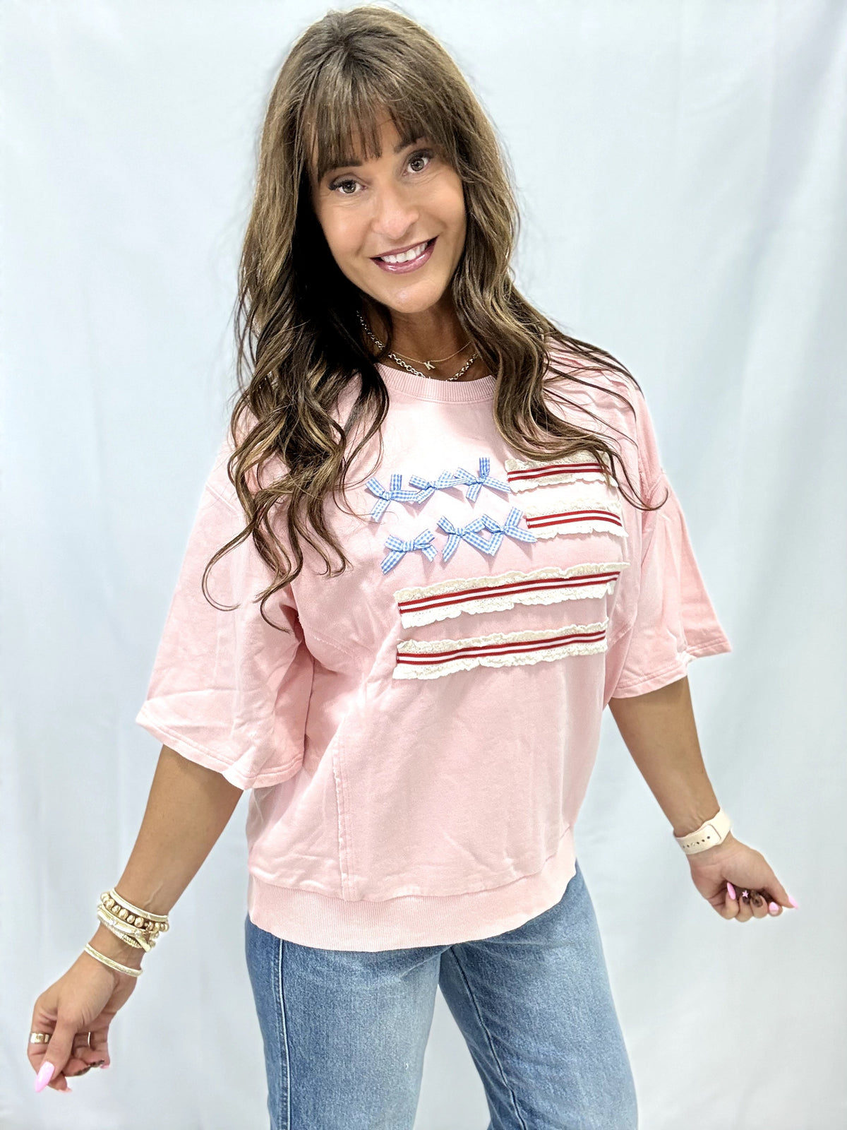 Stars & Snuggles Terry Knit Pullover In 4 Colors