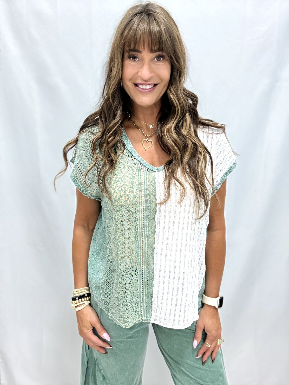 Gypsy Heart Mineral Washed Top In 3 Colors