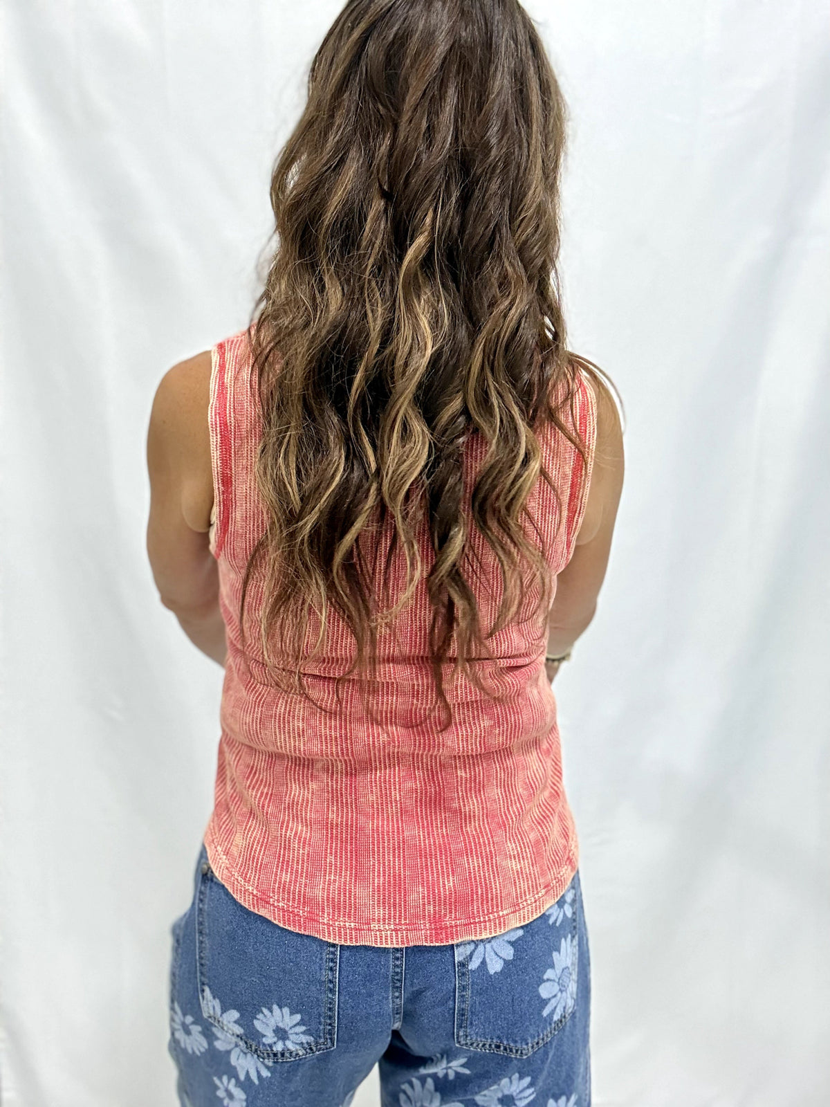 Heading Your Way Sleeveless Henley Top In 3 Colors