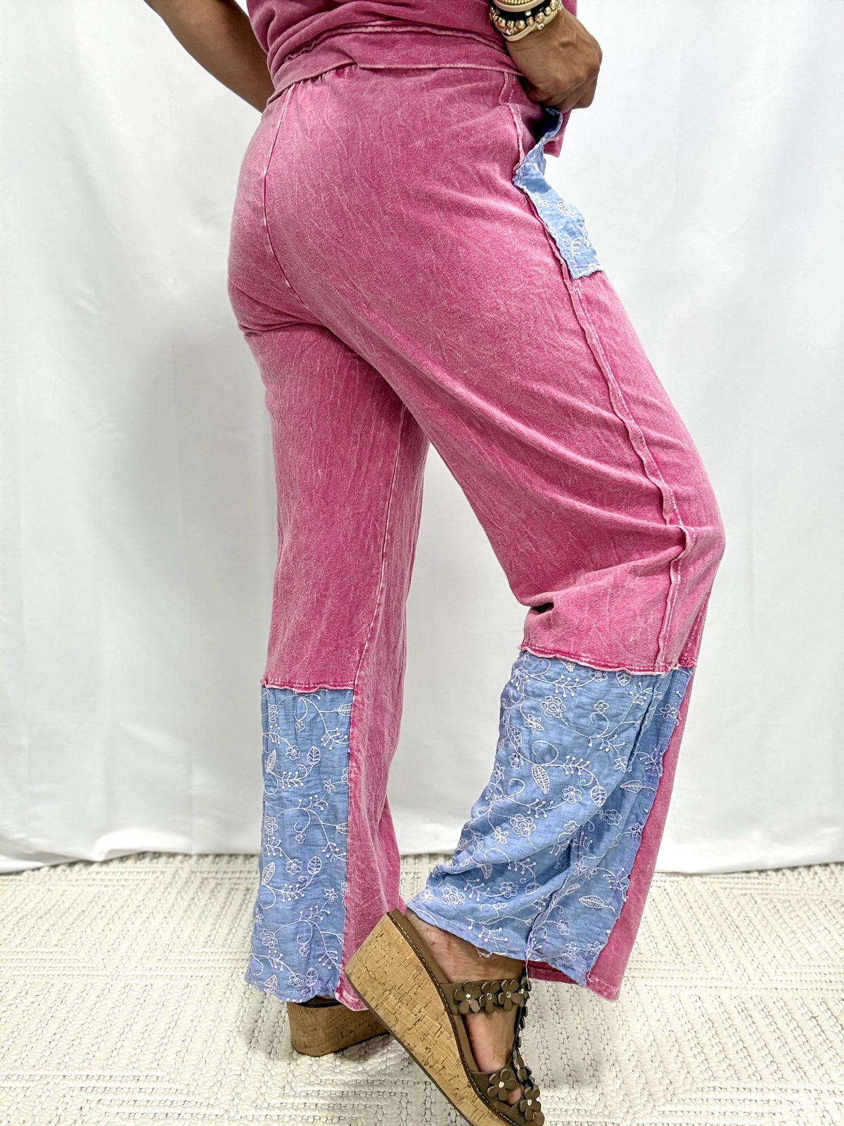 Wildflower Party Mineral Washed Pants In 2 Colors