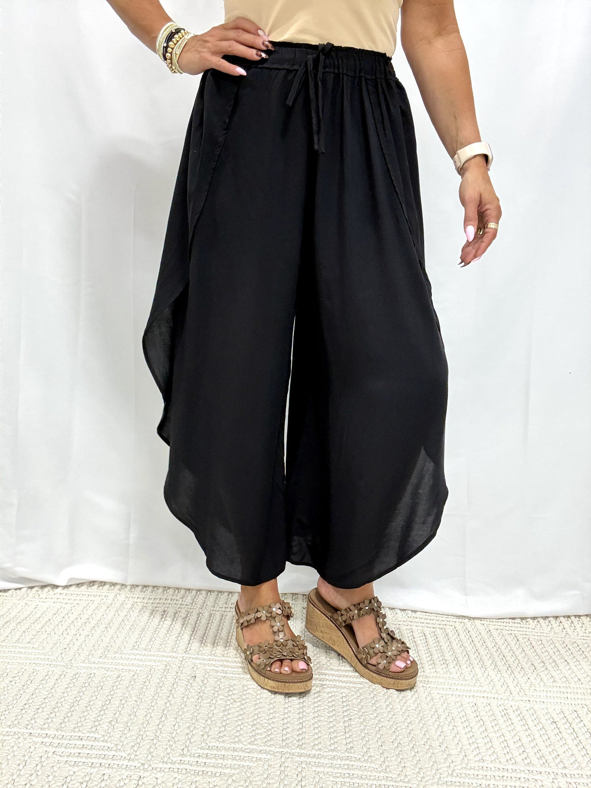 Coastal Breeze Tie-Waist Pants
