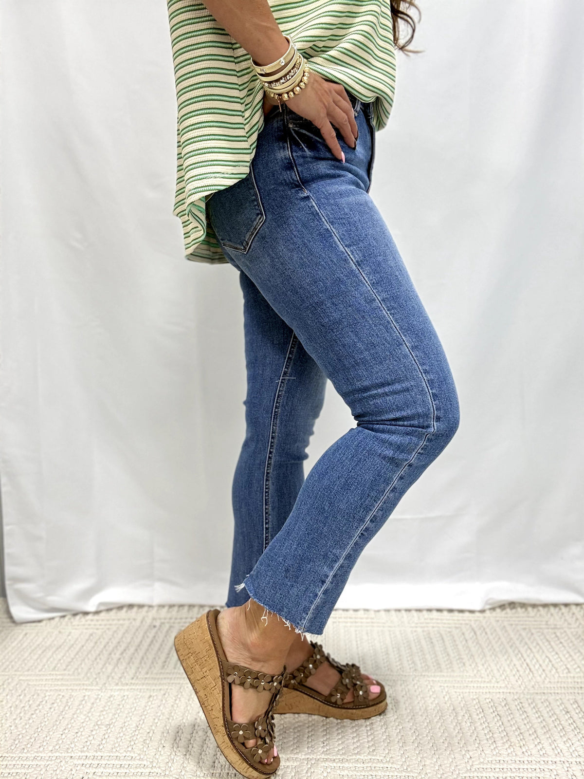 Mica Super High Rise Straight Leg Jeans 203