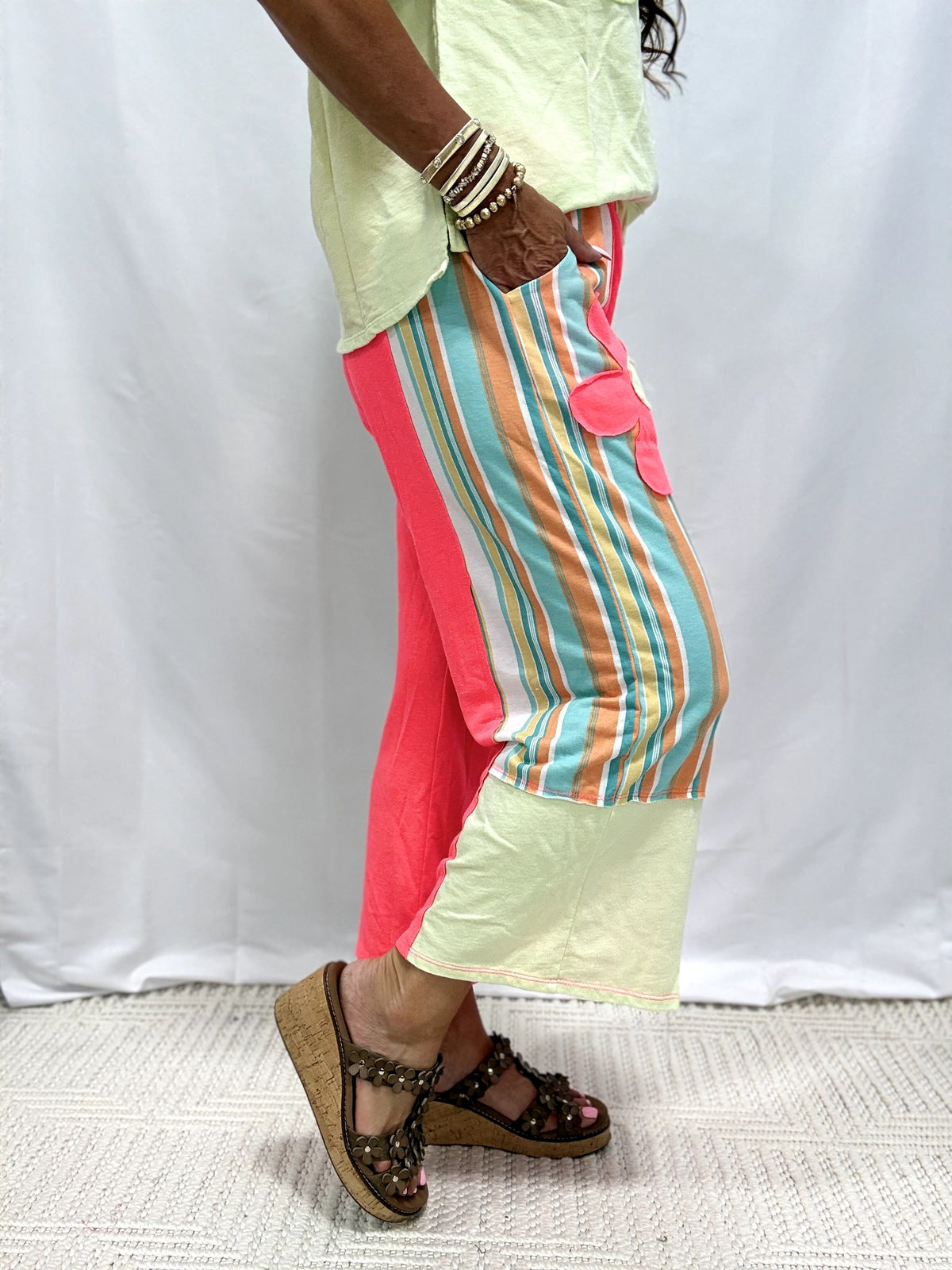Groovy Bloom Patch Pants in 3 Colors