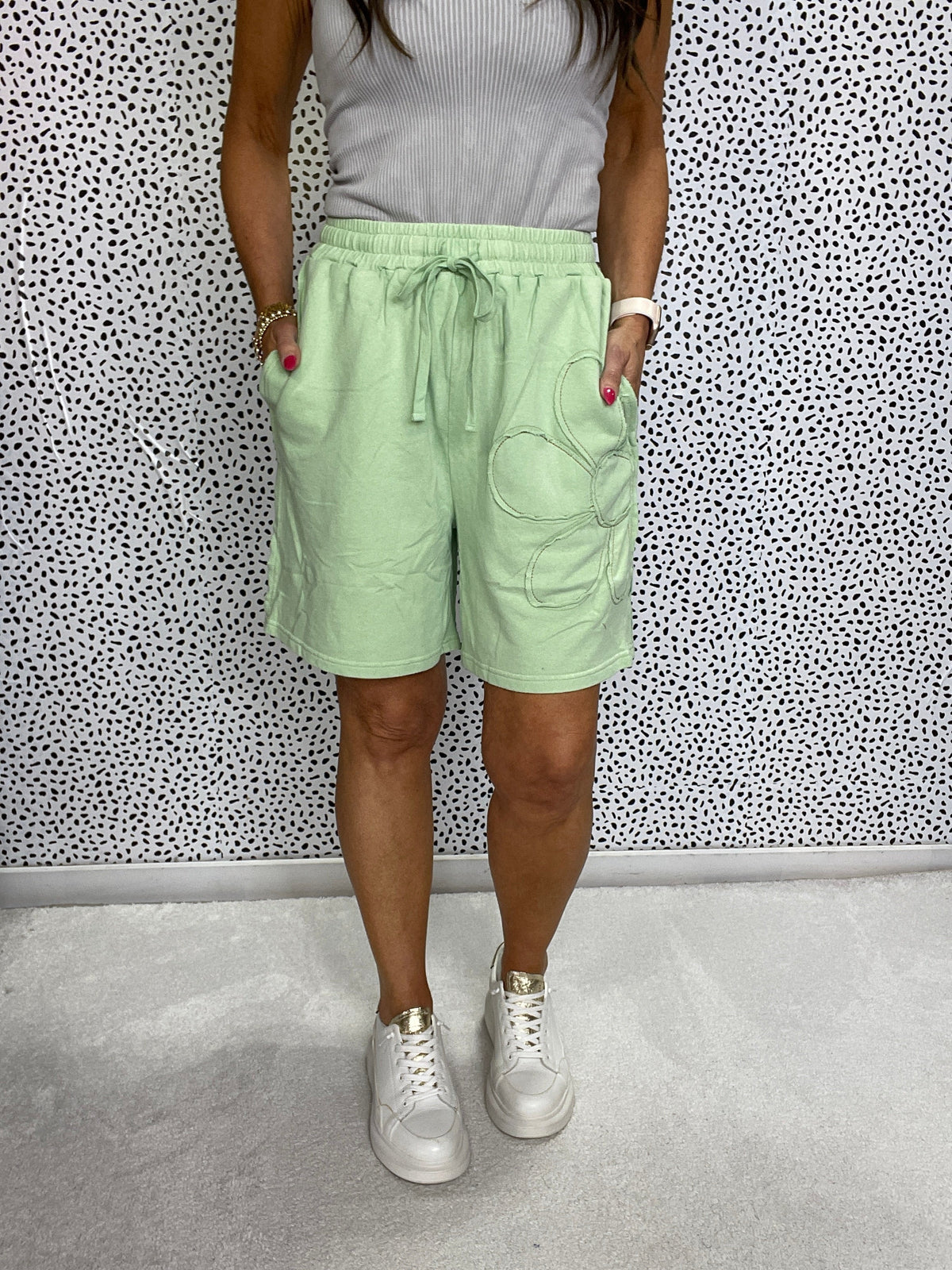 Flowering Style Mineral Washed Shorts In 3 Colors *Final Sale*