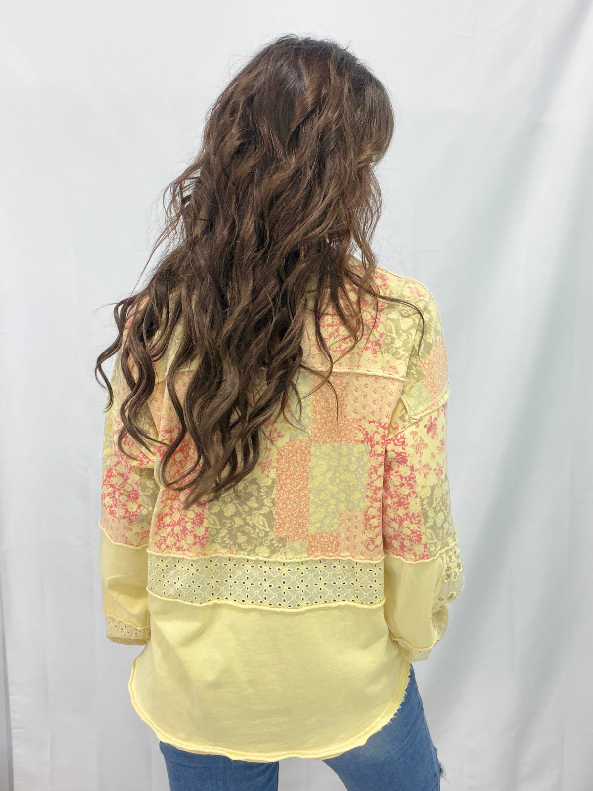 Wildflower Whisper Patch Top In 4 Colors