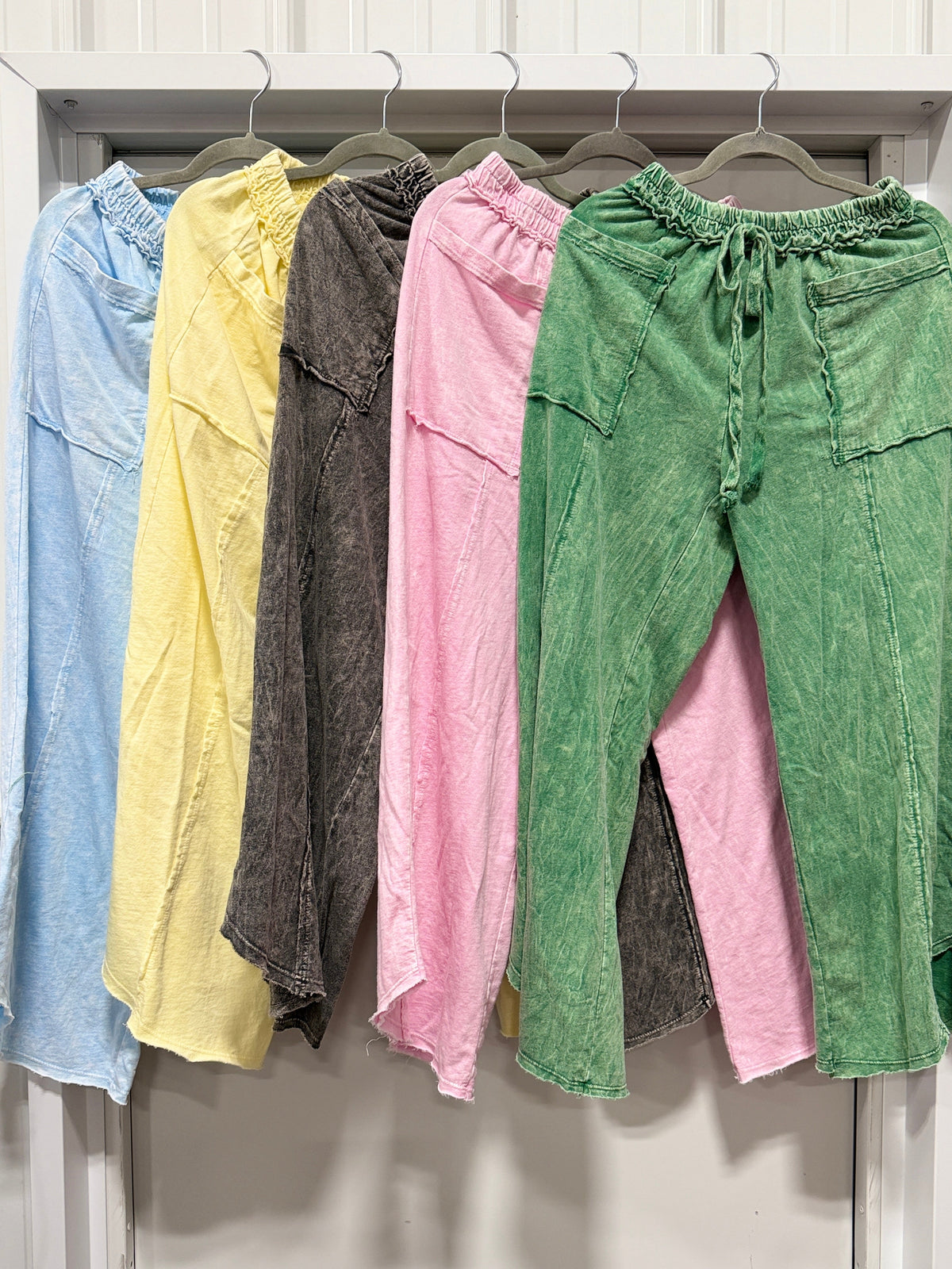 It's A Vibe Front Tie Pants In 10 Colors