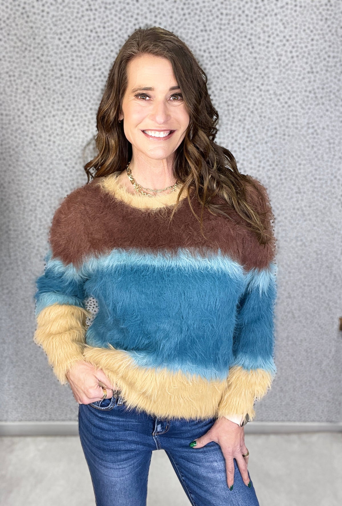 Drifting Away Colorblocked Sweater *Final Sale*