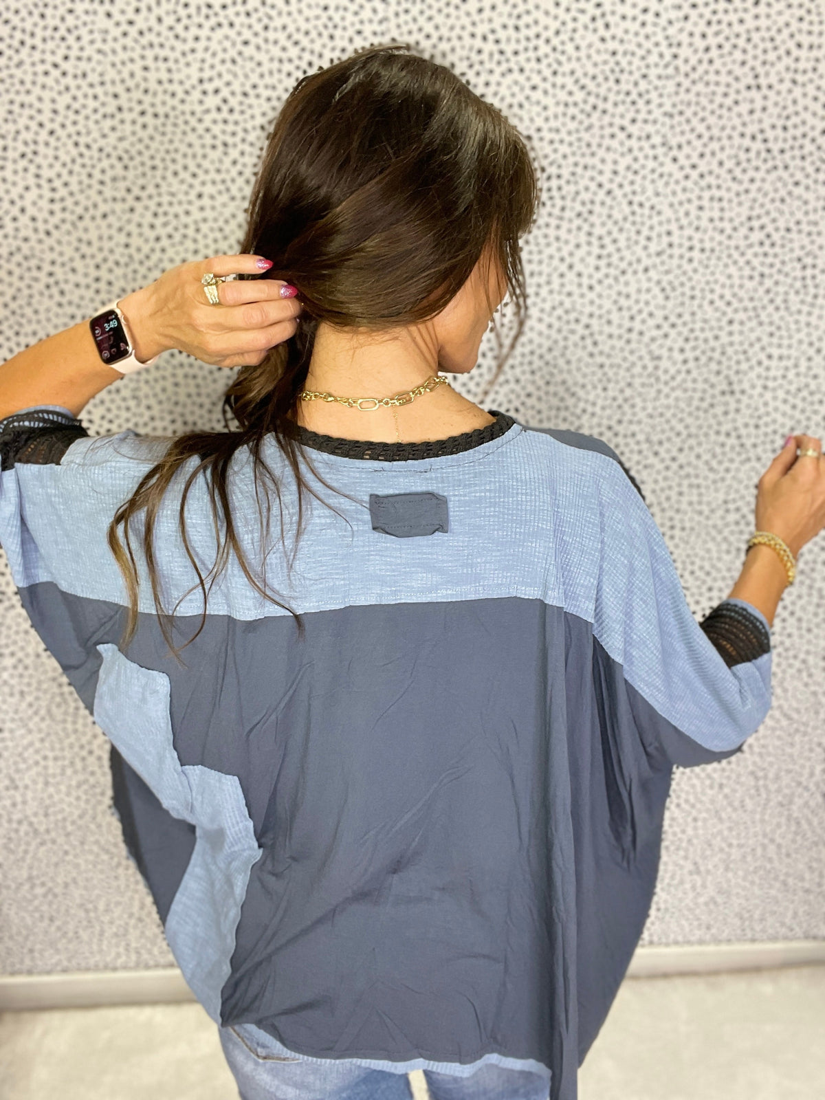 POL Striking Beauty V-Neck Oversized Top In 4 Colors
