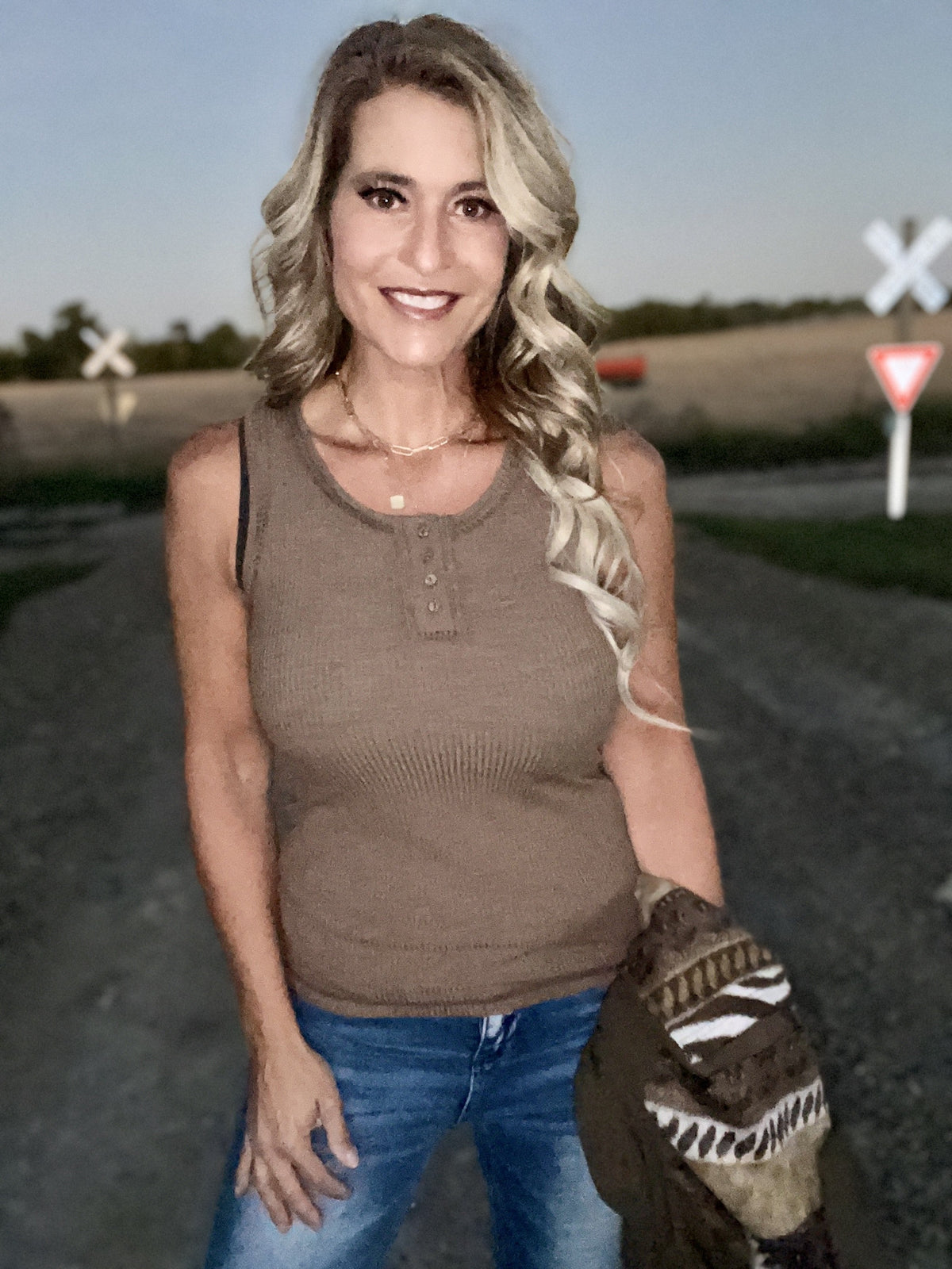 Bits And Pieces Tank Top In 3 Colors *Final Sale*