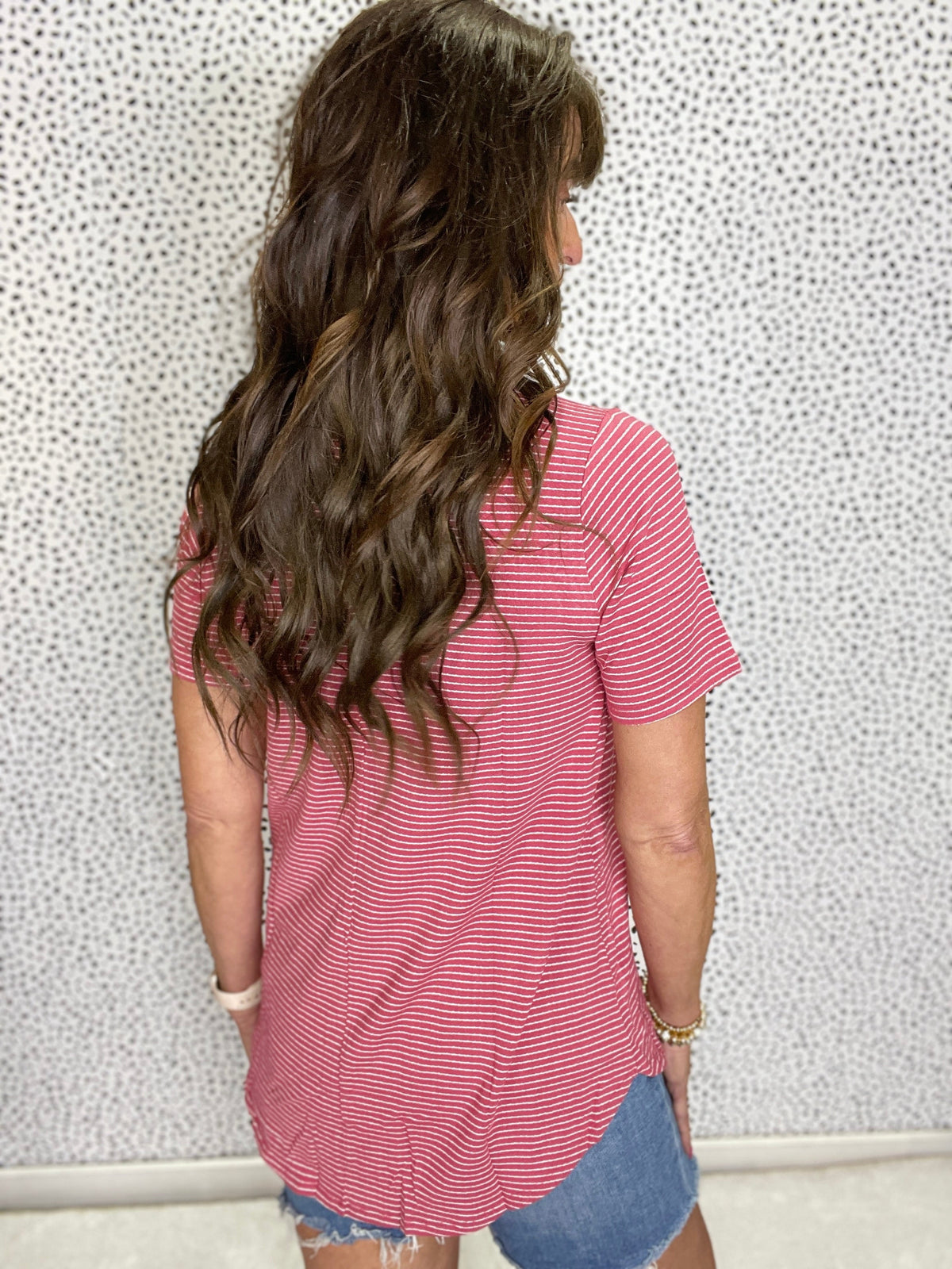 Remember This Short Sleeve V-Neck Top In 3 Colors *Final Sale*