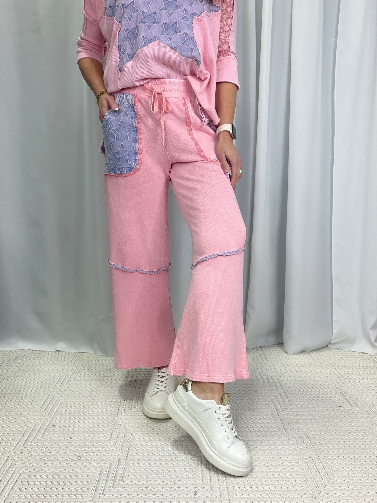 Starry Lounge Wide-Leg Pants in 4 Colors