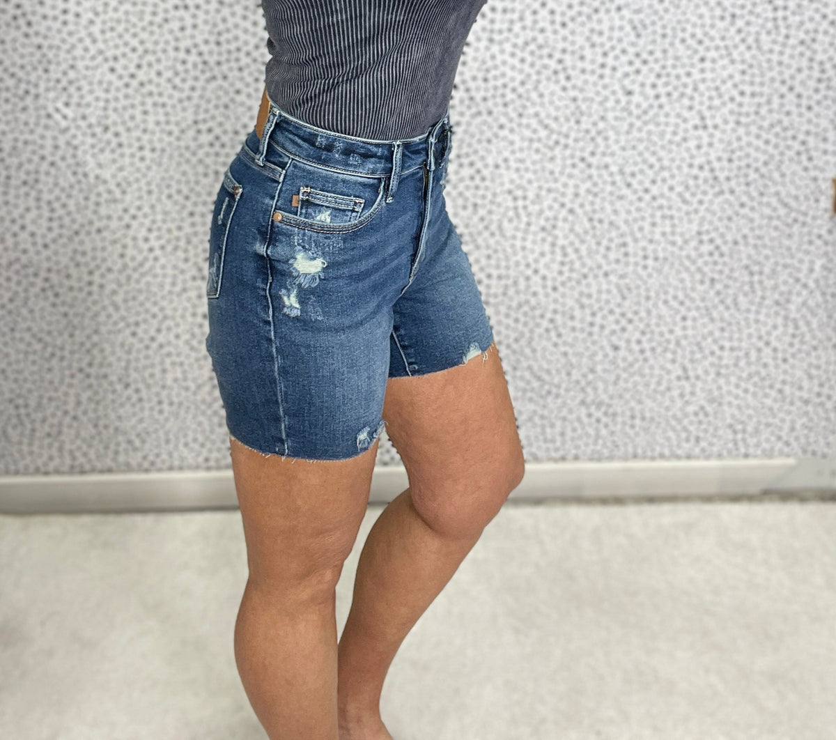 Judy Blue Kinsey High Rise Shorts 127 *Final Sale*