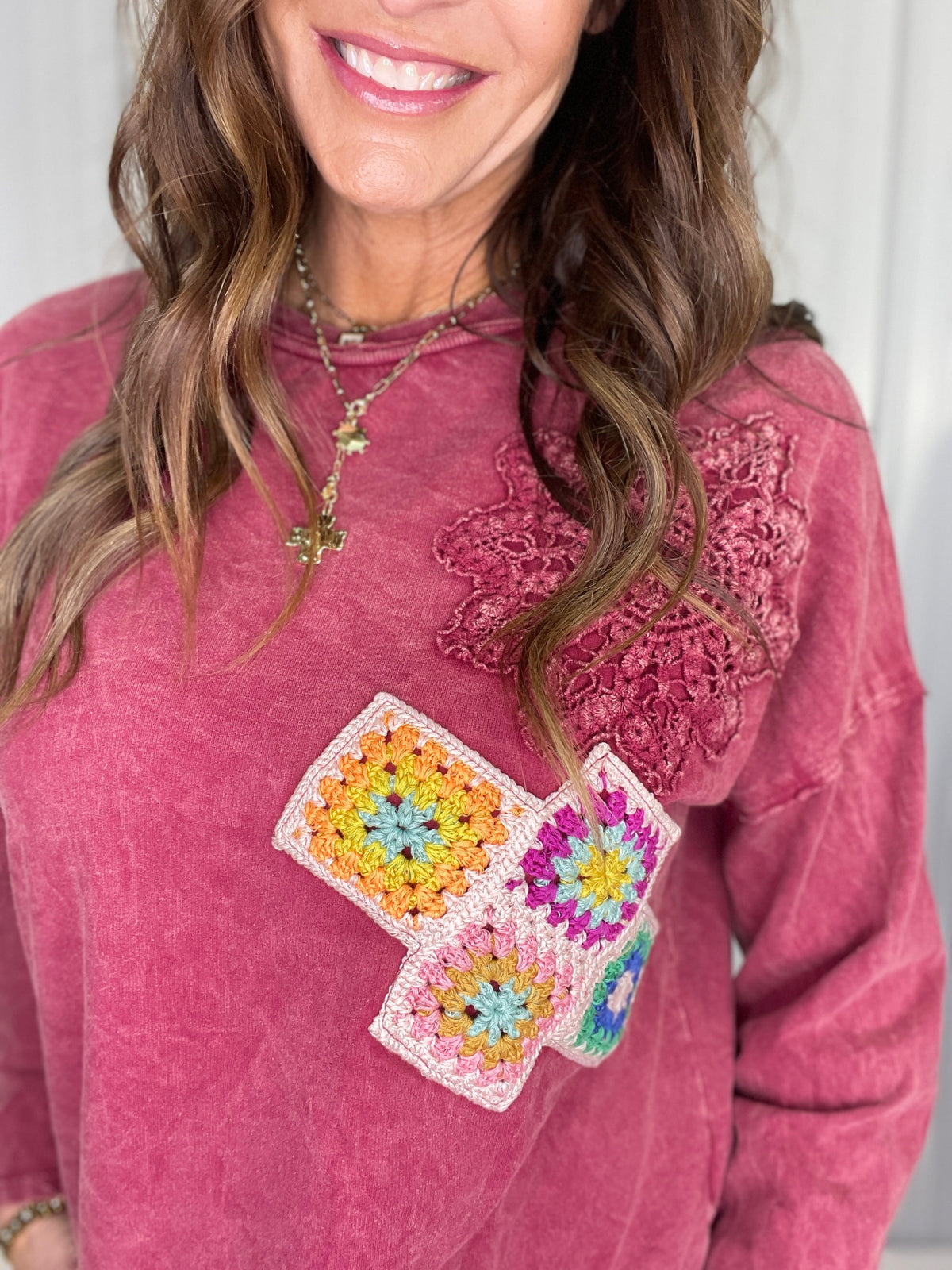 Have This Crochet Doily Top In 2 Colors