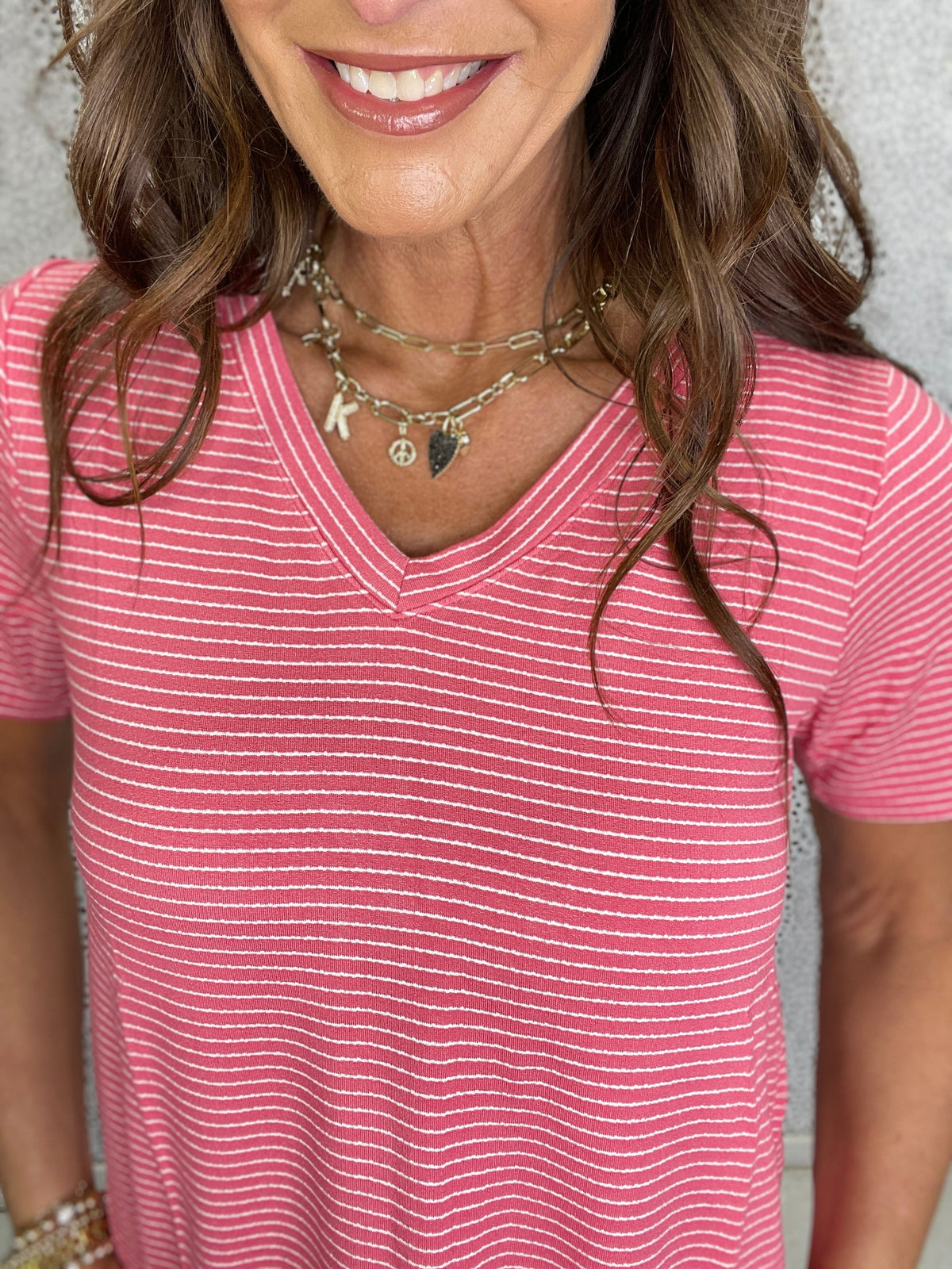 Remember This Short Sleeve V-Neck Top In 3 Colors *Final Sale*
