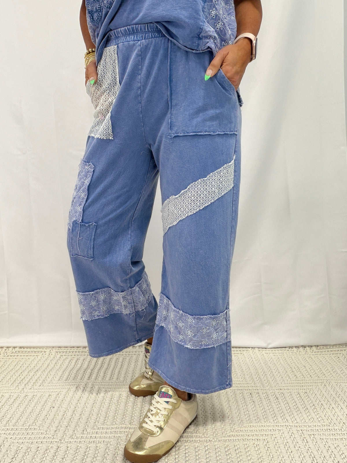 It All Works Out Lace And Floral Pants  In 3 Colors