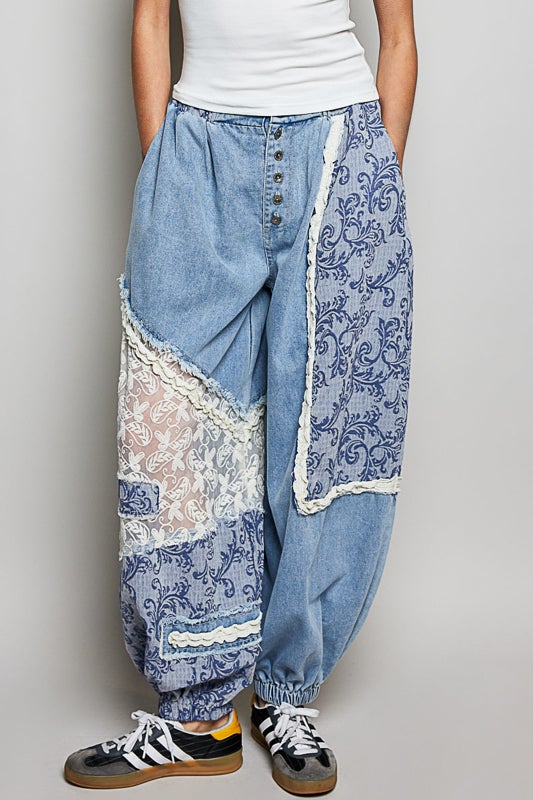 POL You Make Me Forget Crochet Accent Bottoms In 2 Colors