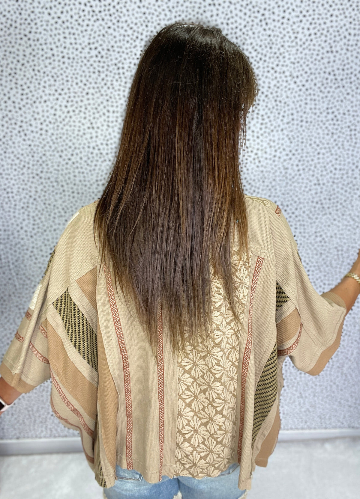 Oli & Hali Going The Distance Washed Striped Top In 2 Colors