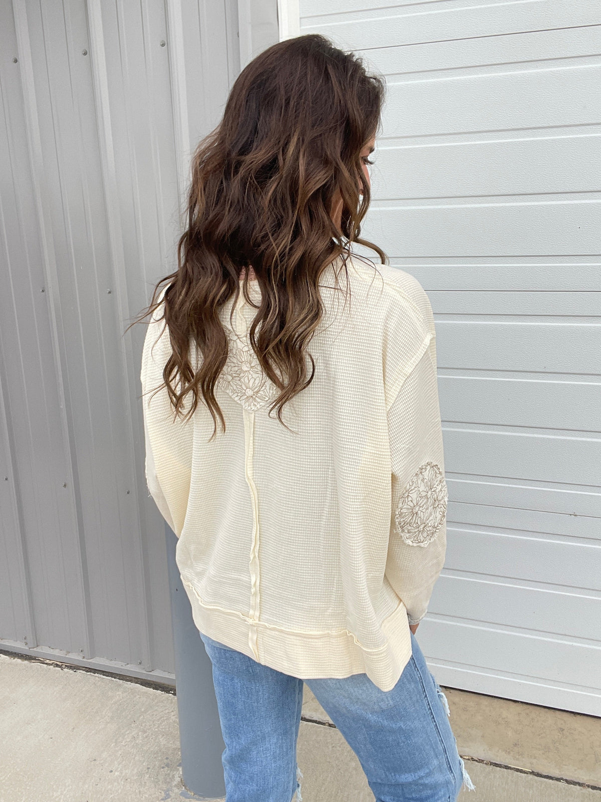 Pol Always Loving You Knit Crewneck Pullover In 4 Colors: Olive, Pink, Blue, Cream *Final Sale*