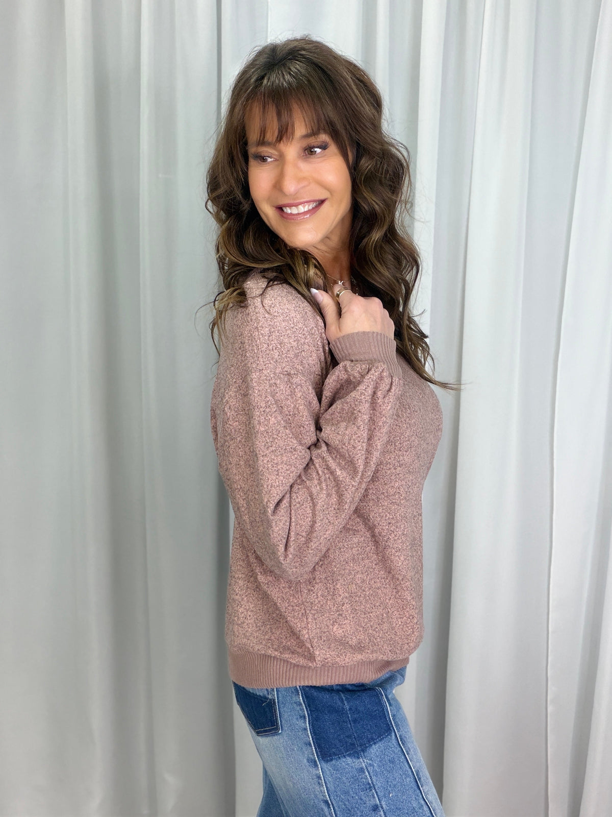 Love Me Deeply Brushed V-Neck Top In 3 Colors *Final Sale*