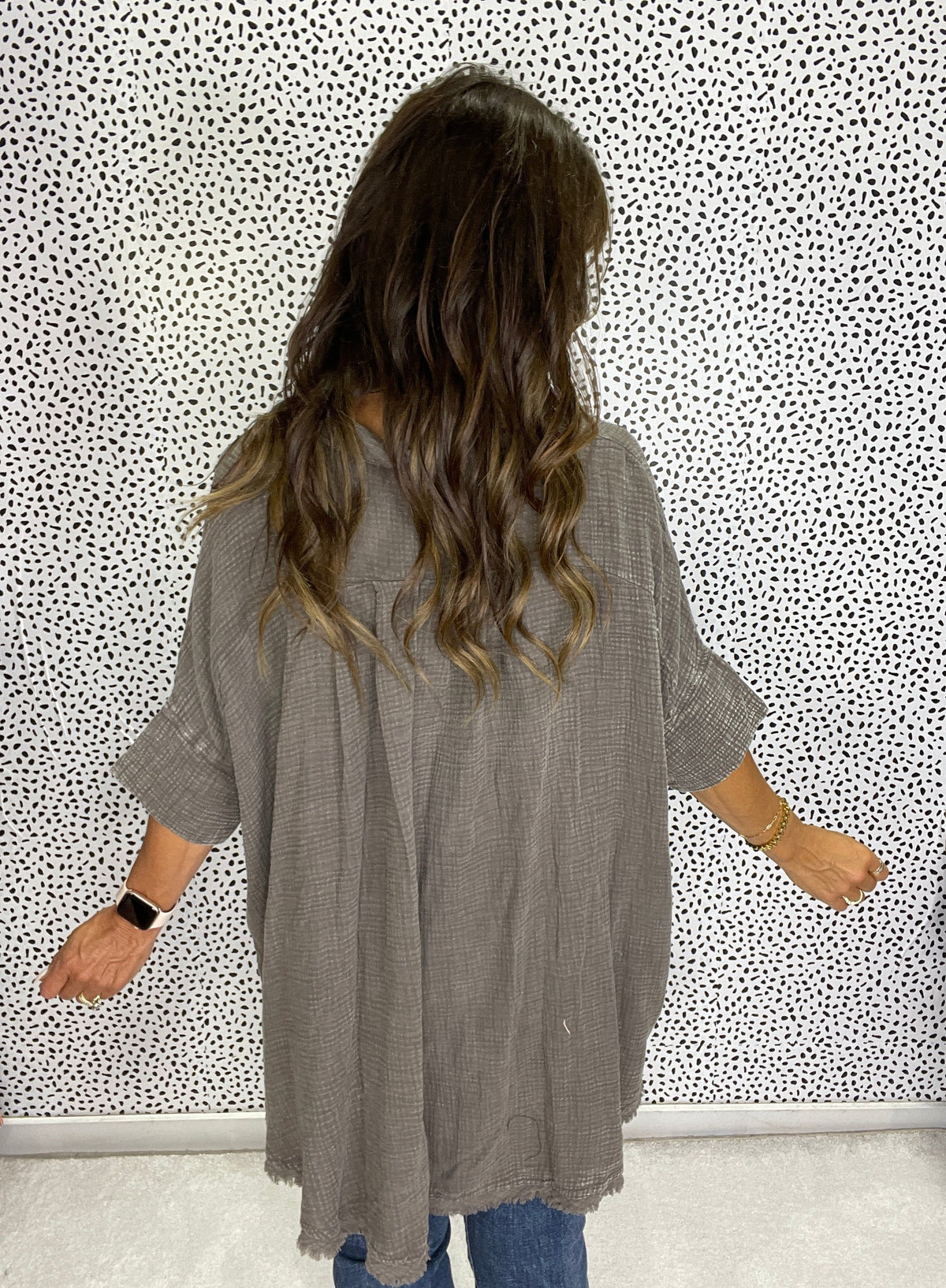 Driftwood Gauze Short Sleeve Shirt *Final Sale*