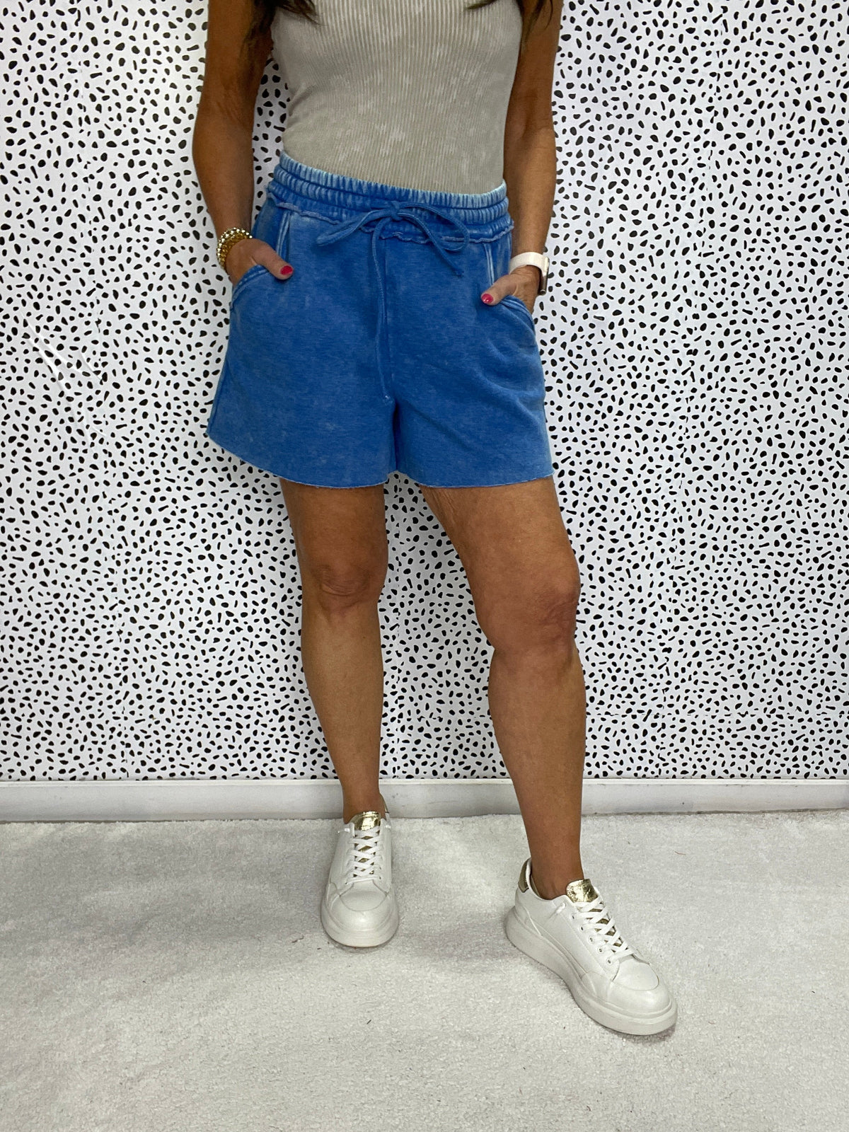 Destination Relaxation Fleece Drawstring Shorts In 8 Colors *Final Sale*
