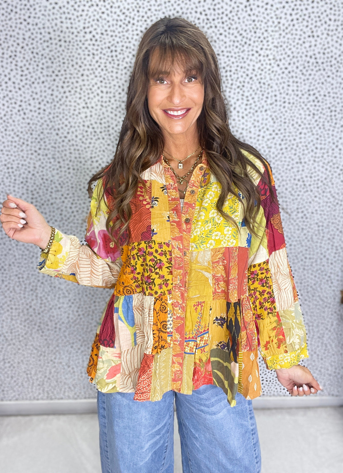 Boho Mosaic Patchwork Jacket
