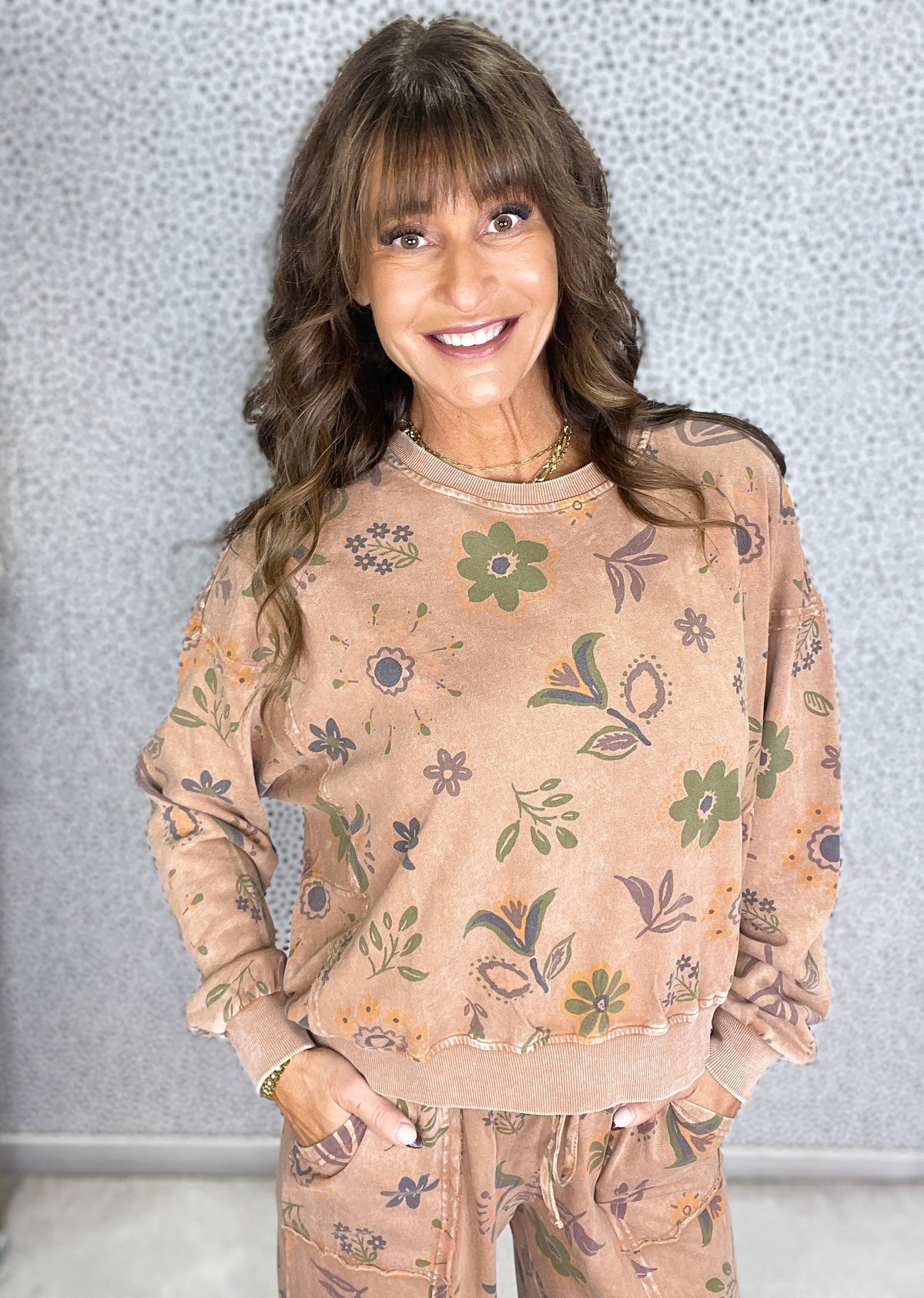 Find My Way Floral Print Top In 4 Colors