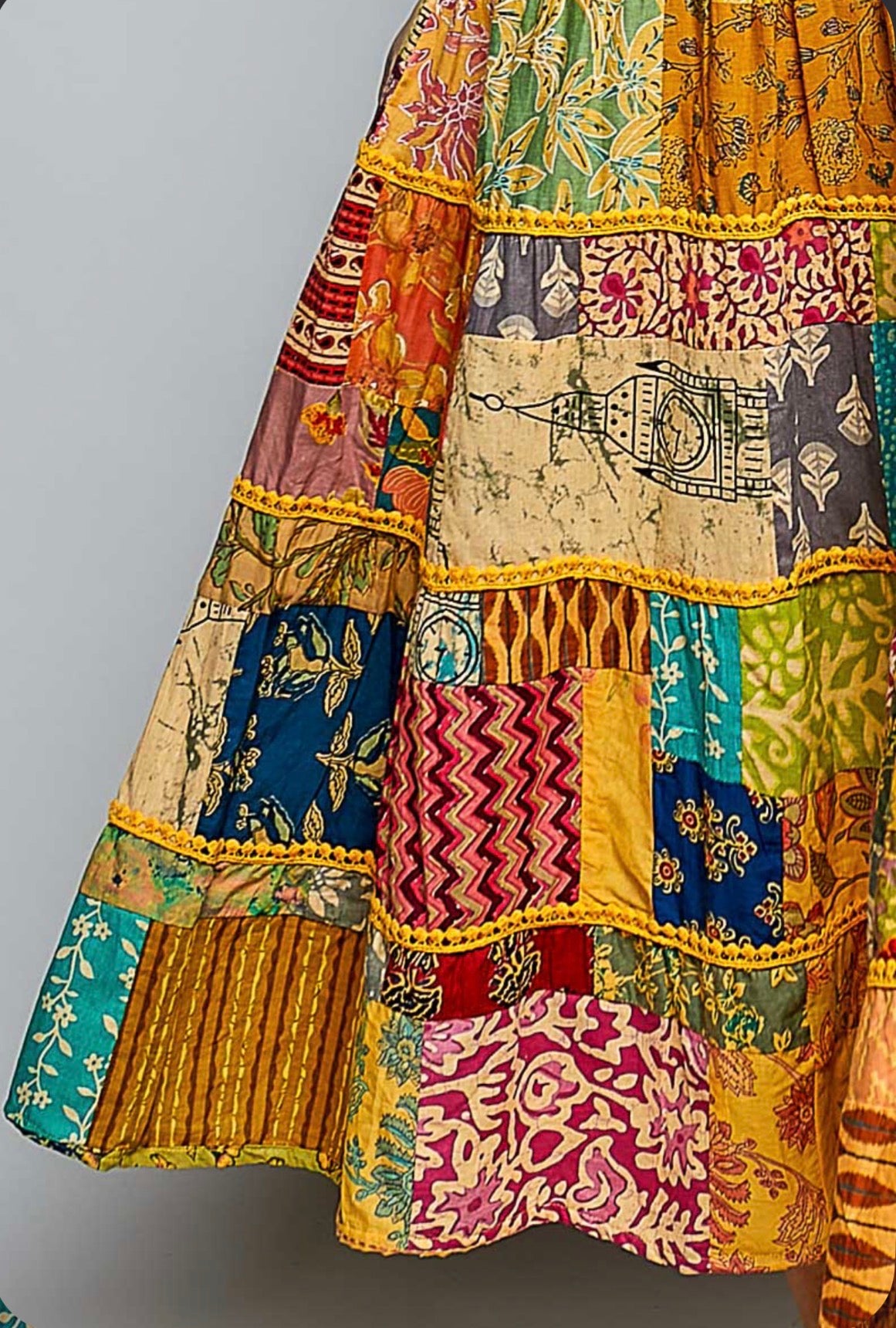 POL Boho Dream V-Neck Sleeveless Dress In Honey Multi