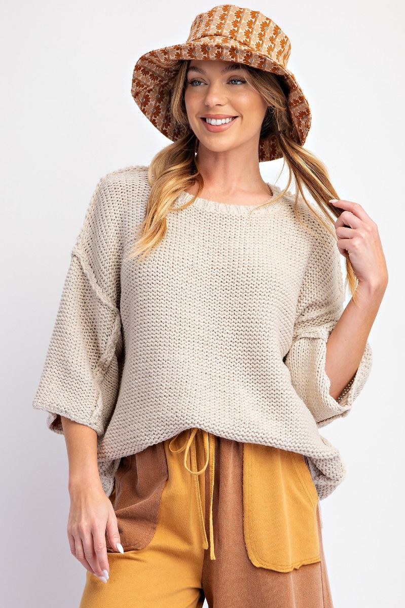 Always Good Dolman Sleeve Sweater Top In 4 Colors *Final Sale*