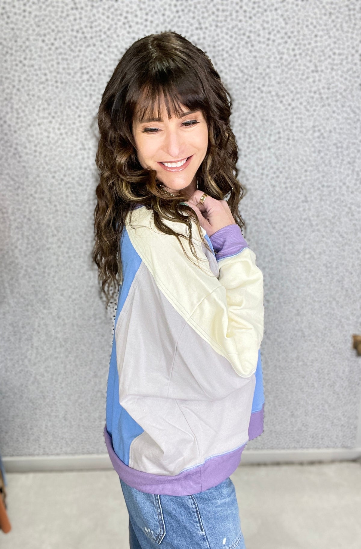 The Places You Go Color Block Pullover In 2 Colors *Final Sale*