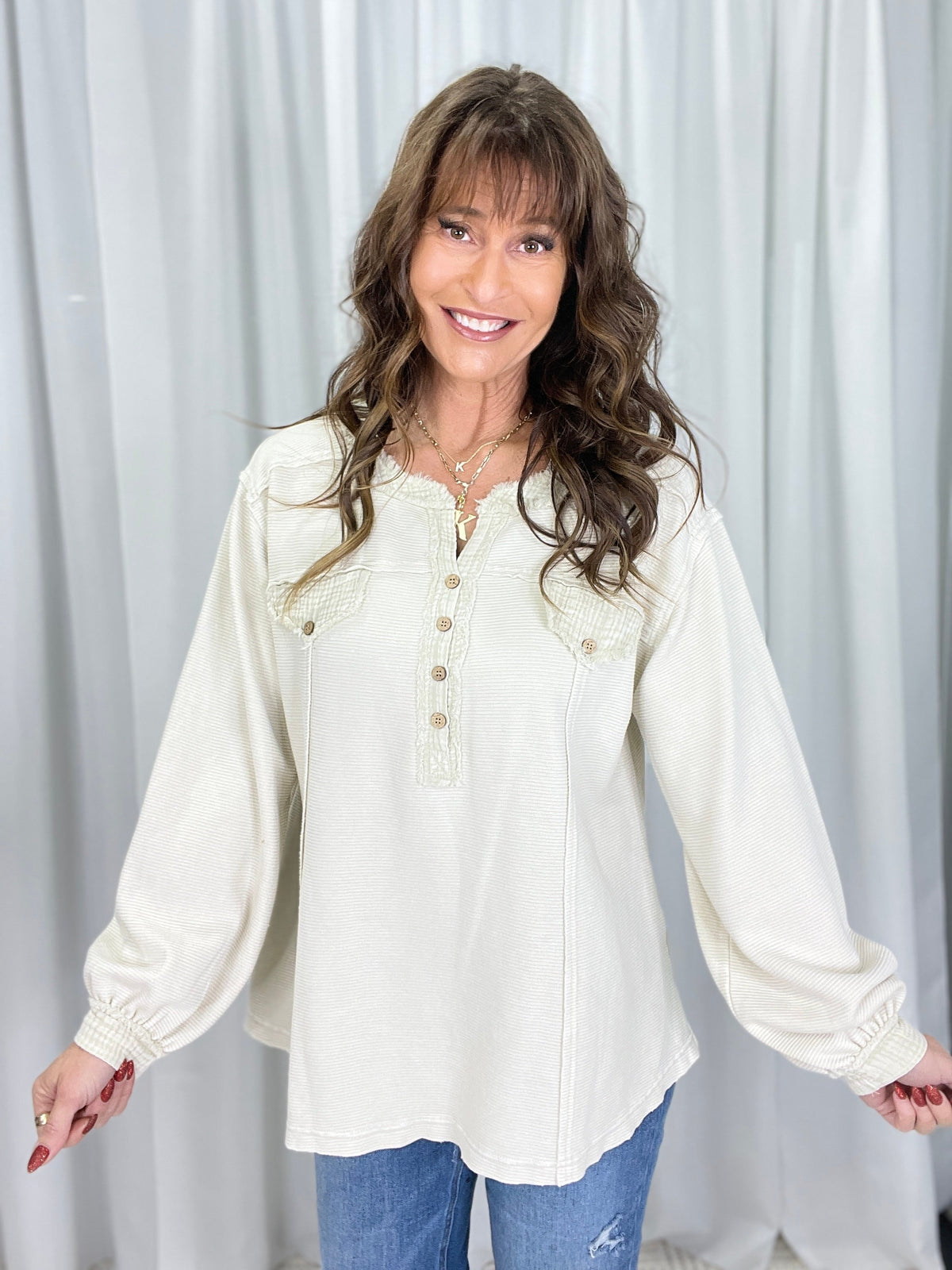 Sweet Canyon Henley in 2 Colors