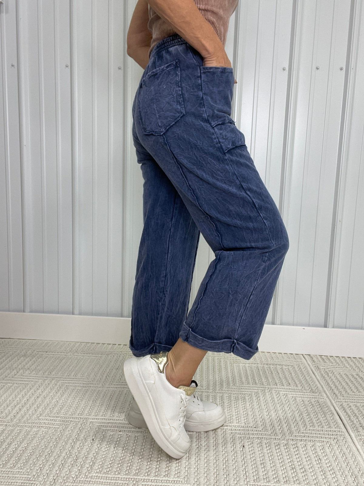 Charmed Life Rolled-Up Hem Pants In 4 Colors