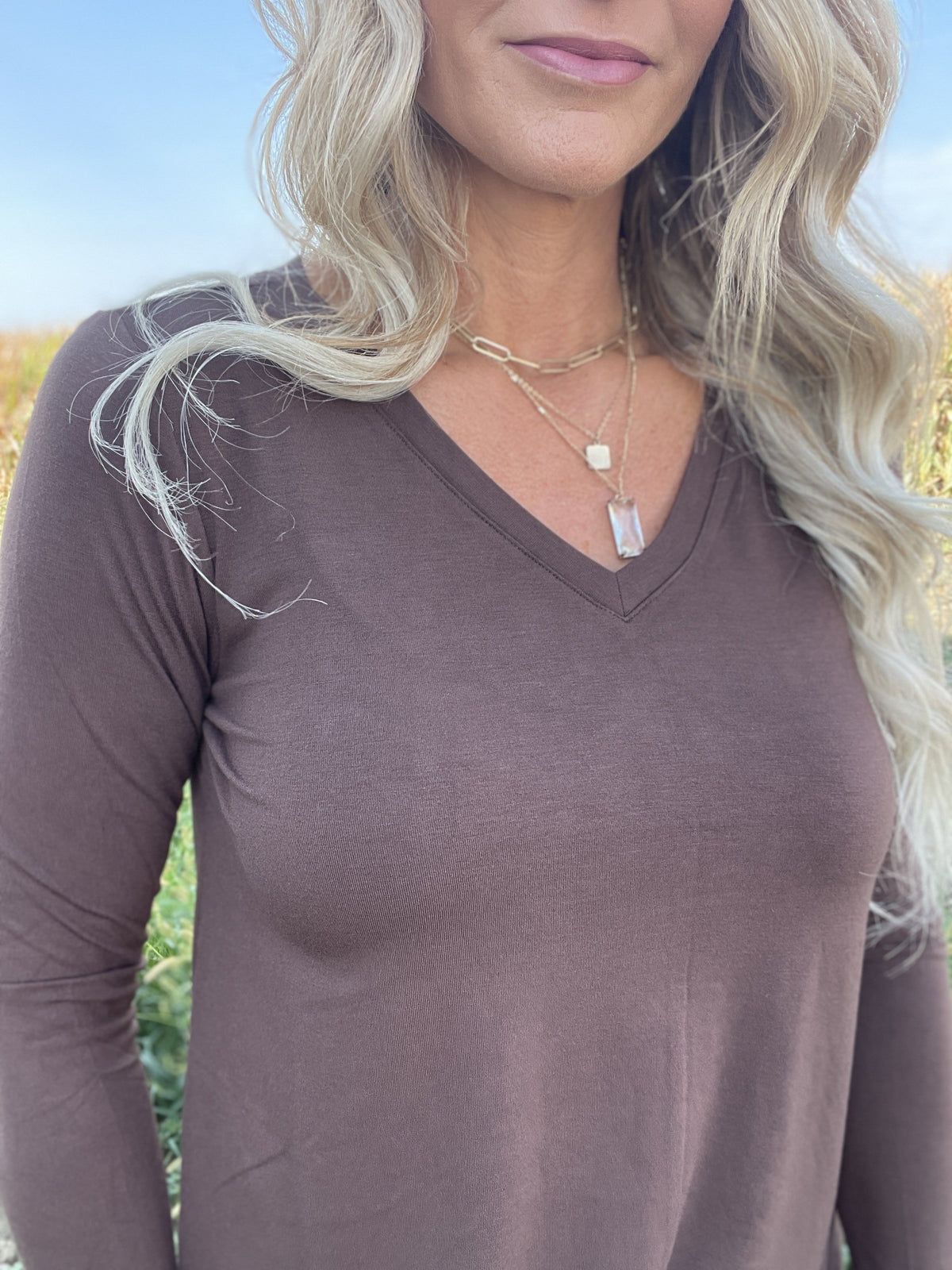 Best Of Times V-Neck LS Tee *Final Sale*
