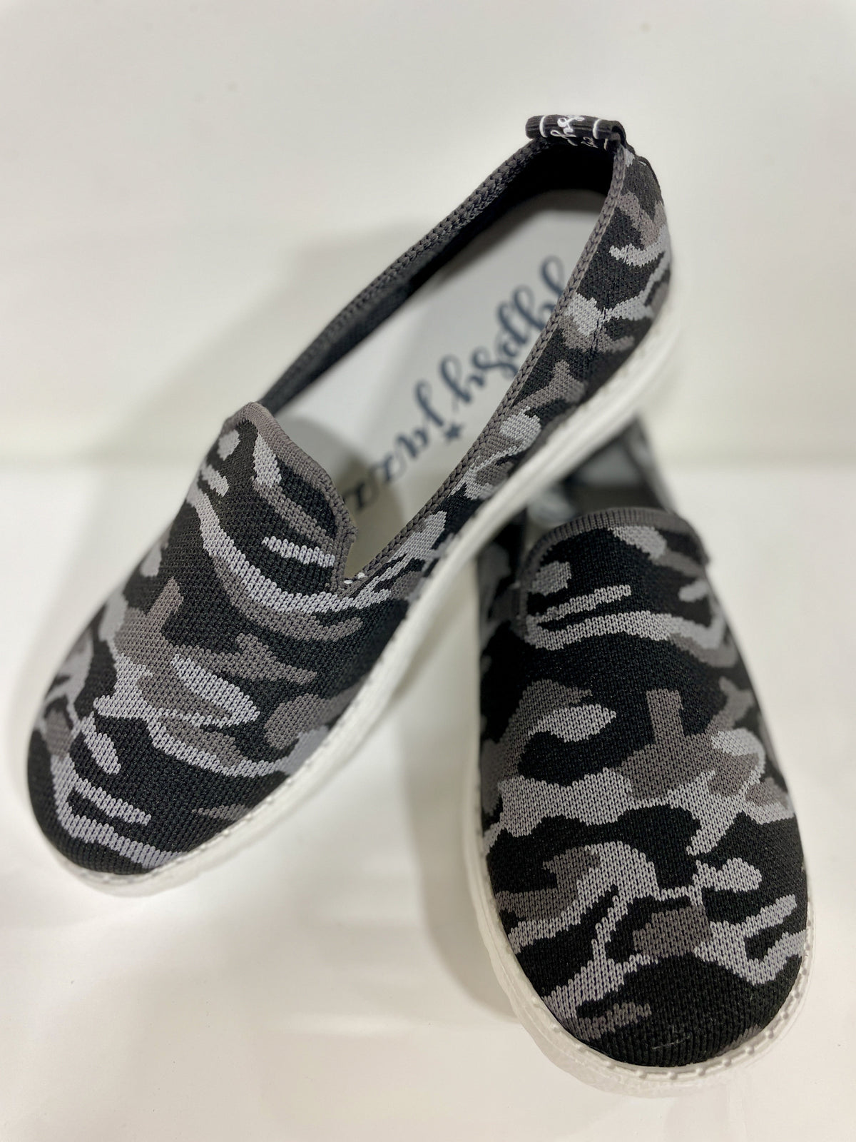 Swift Camo Grey Slip On Loafer *Final Sale*