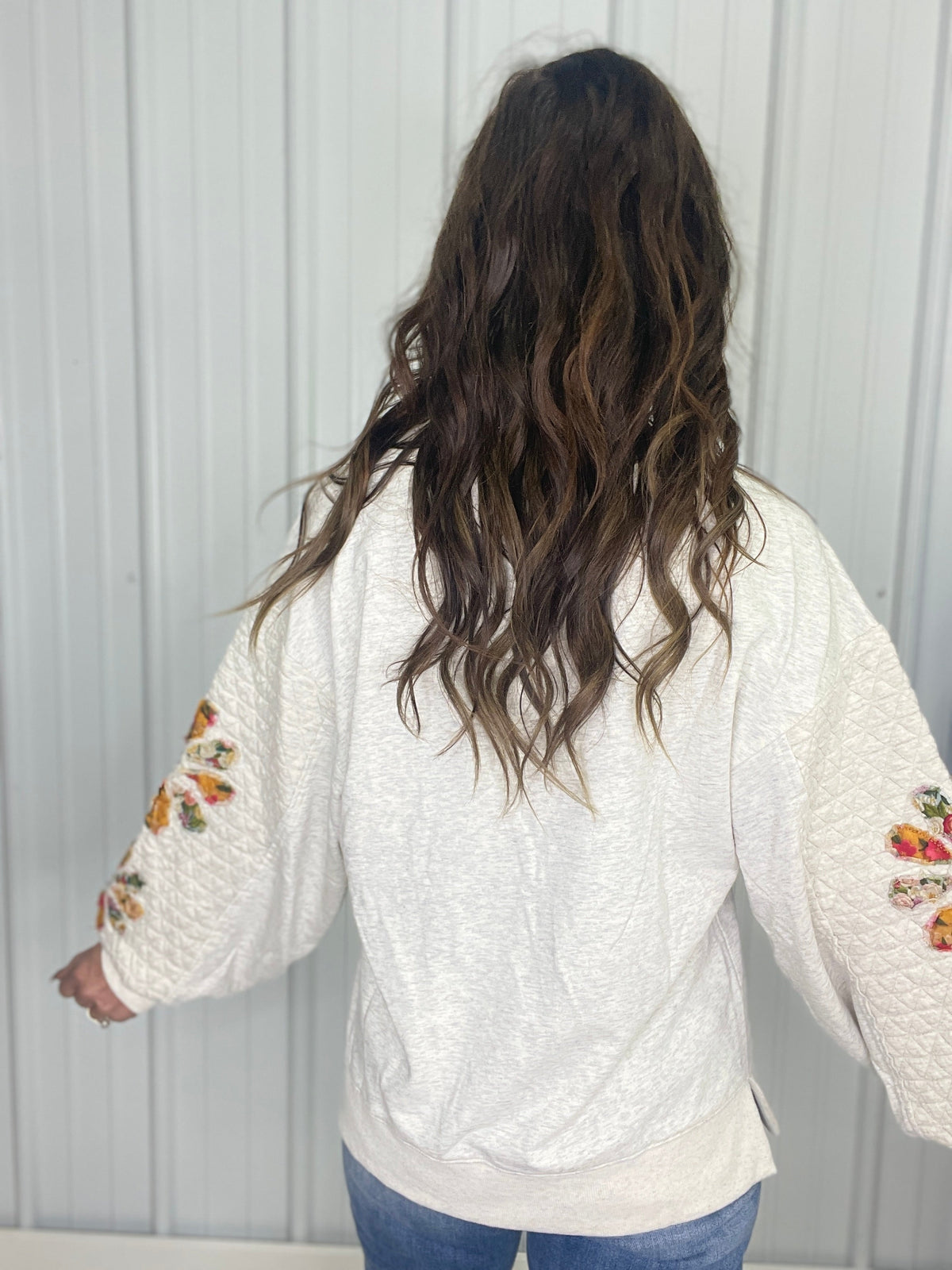 Wildflower Sleeve Pullover in 2 Colors
