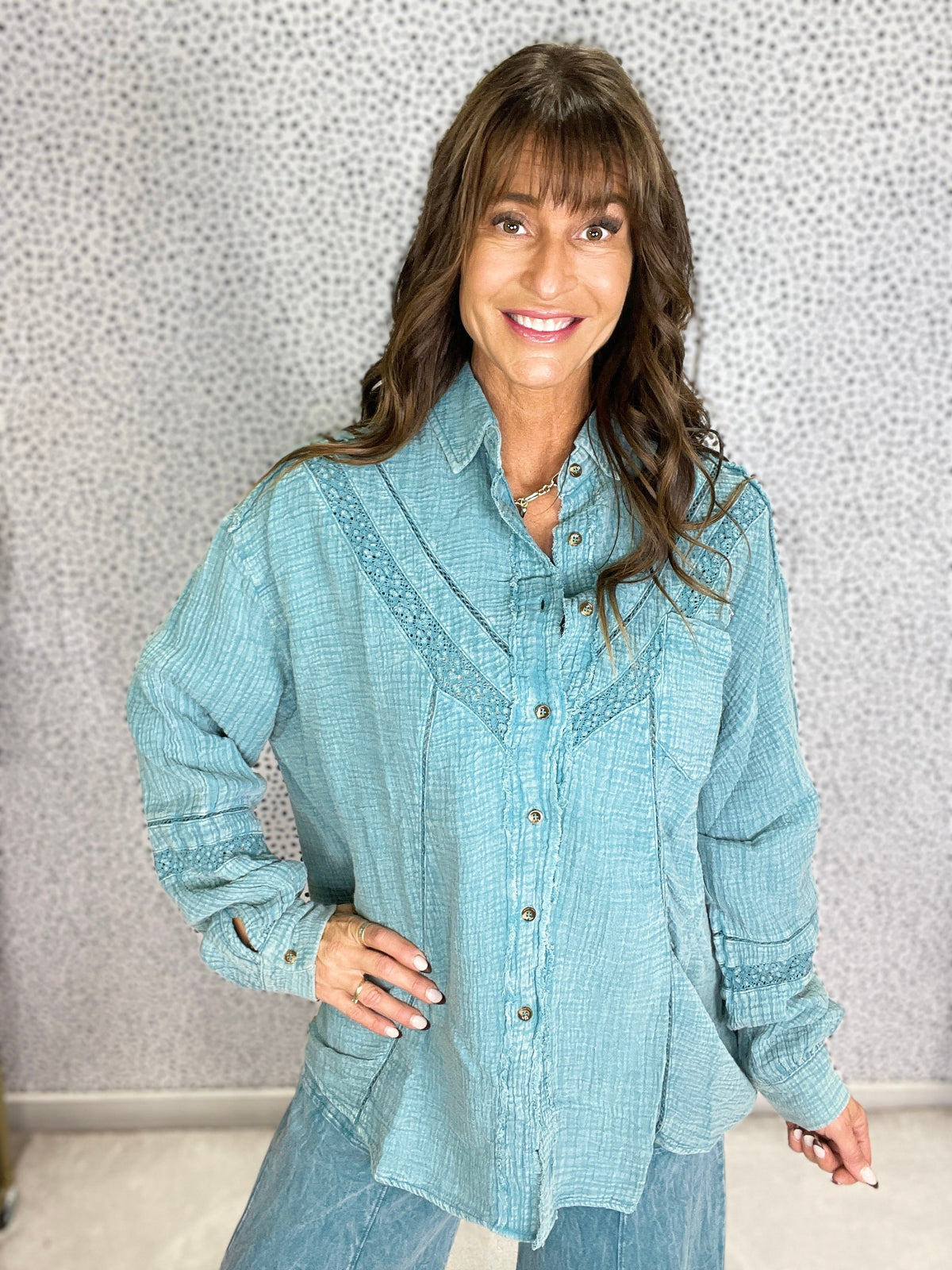 Mentions Of You Cotton Gauze Top In 2 Colors