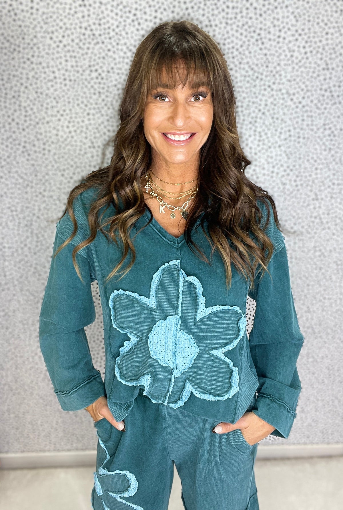 Boho Blooming Mineral Wash Top In 8 Colors