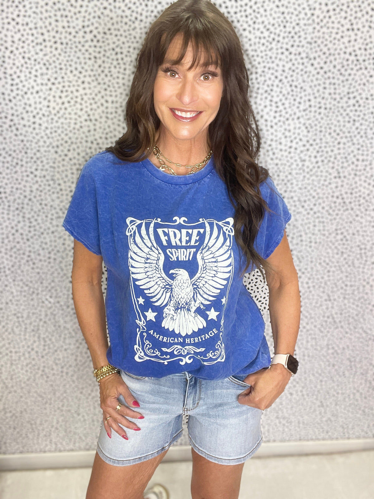 Feels Like Freedom Mineral Washed Top In 5 Colors