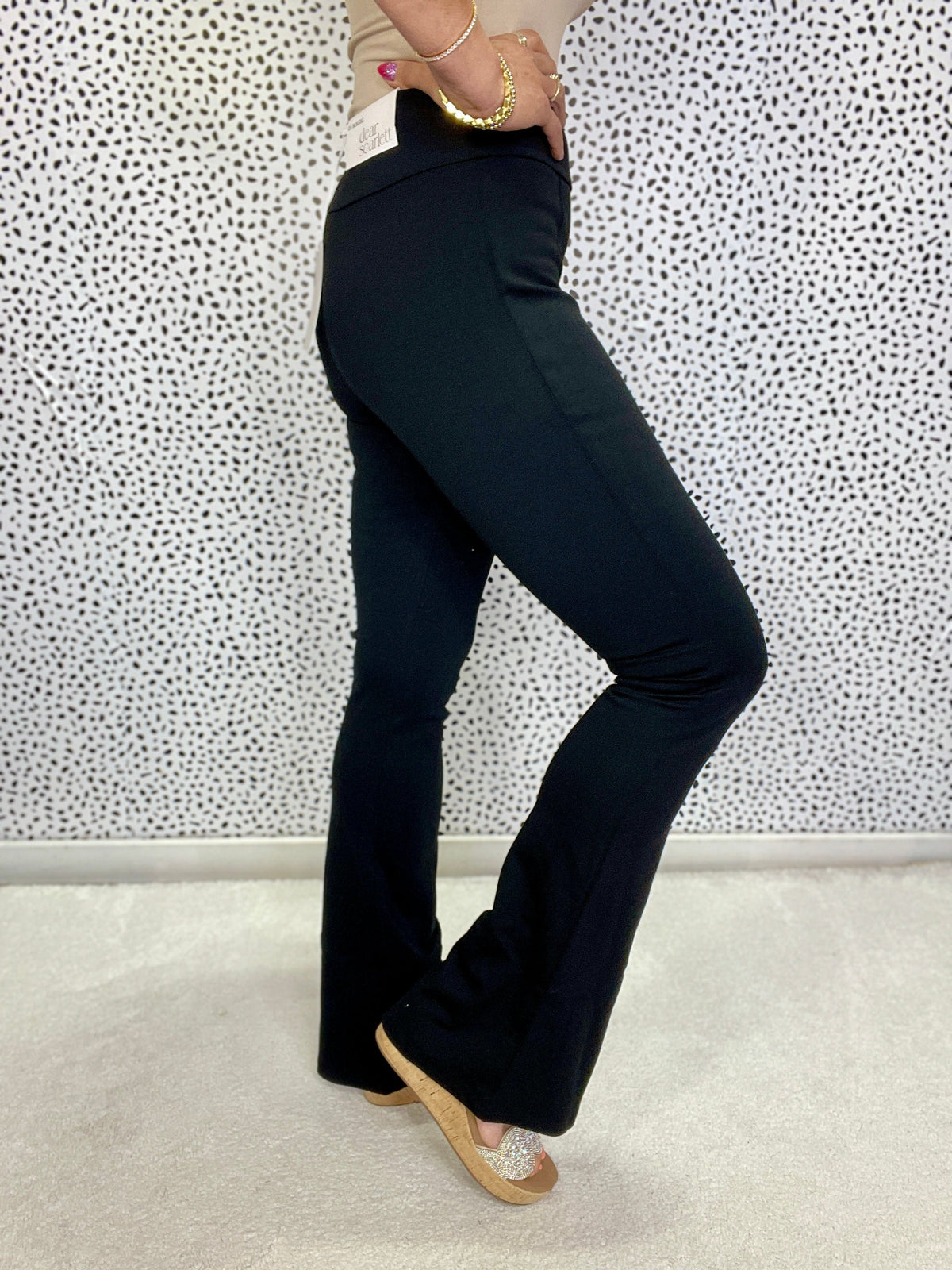 Dream Fit Kick Flare Pant In 2 Colors *Final Sale*