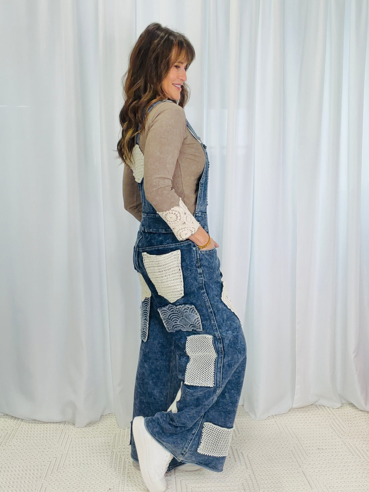 POL Fun Days Ahead Overalls In Indigo
