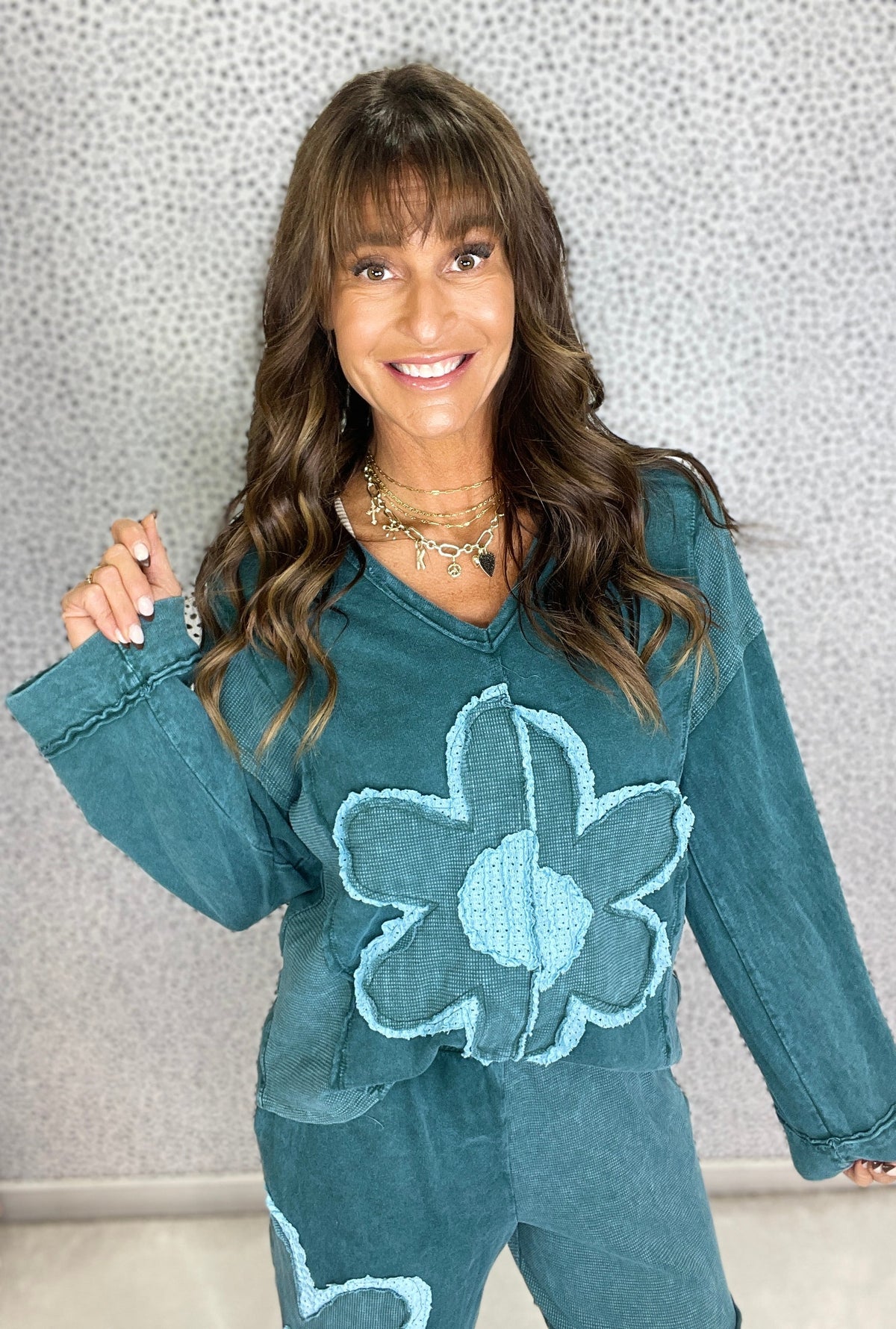 Boho Blooming Mineral Wash Top In 8 Colors