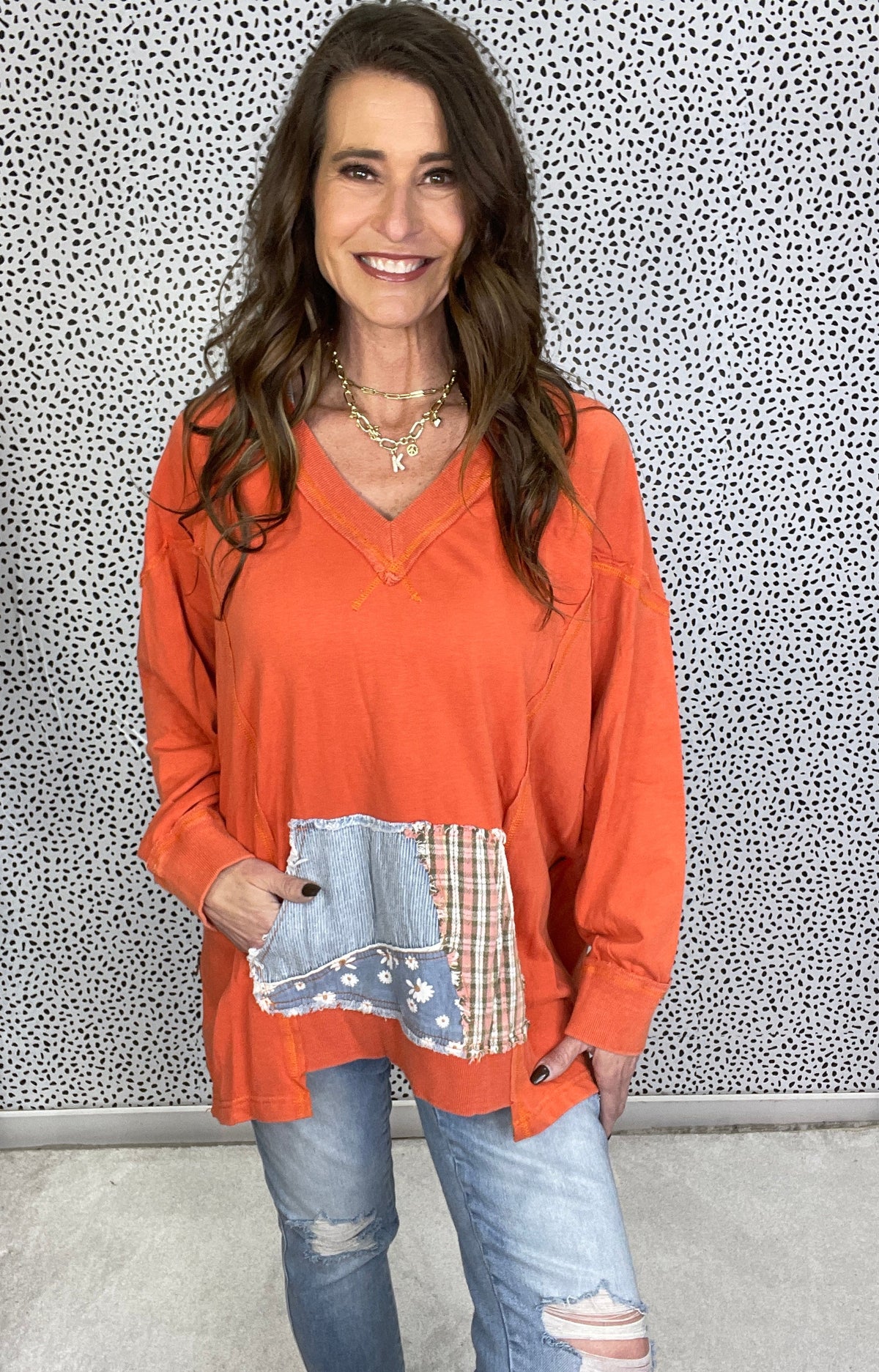 Always True Mineral Washed V-Neck Top In 2 Colors *Final Sale*