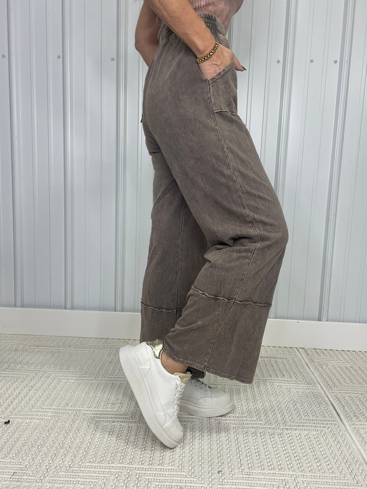 Something Right Mineral Washed Pants In 3 Colors