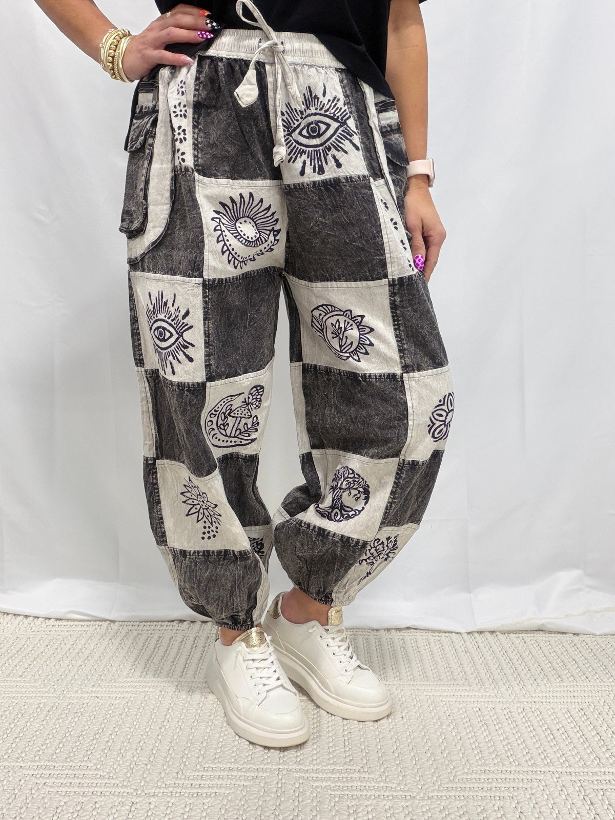 Midnight Muse Patchwork Pants