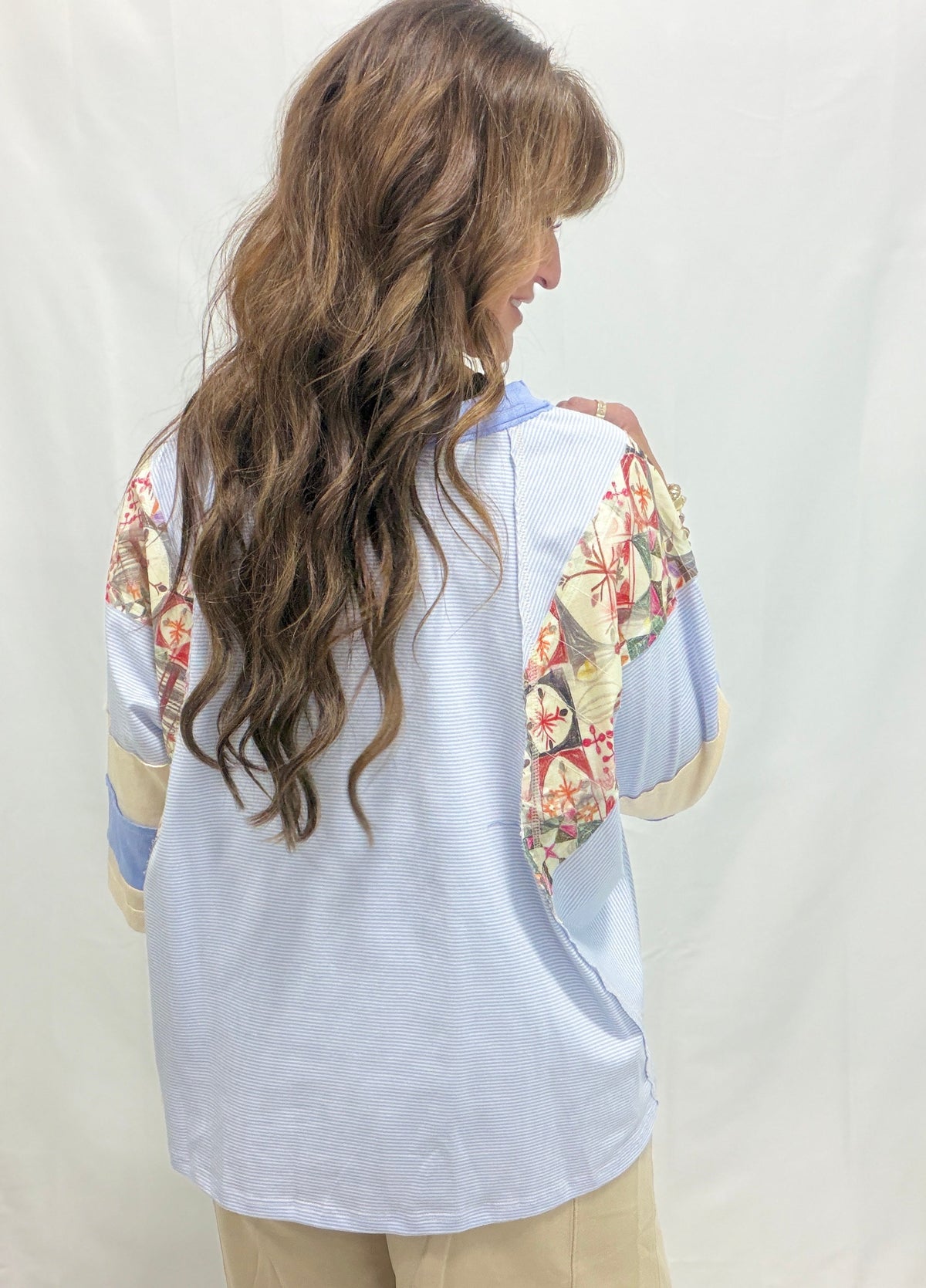 Garden Path Oversized Knit Top In 2 Colors