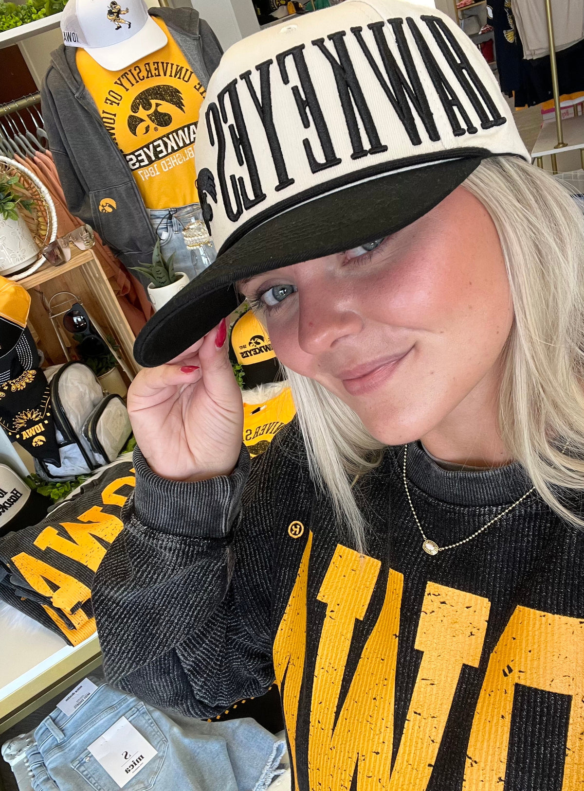 Iowa Hawkeyes Saturday 3D Canvas Trucker Hat
