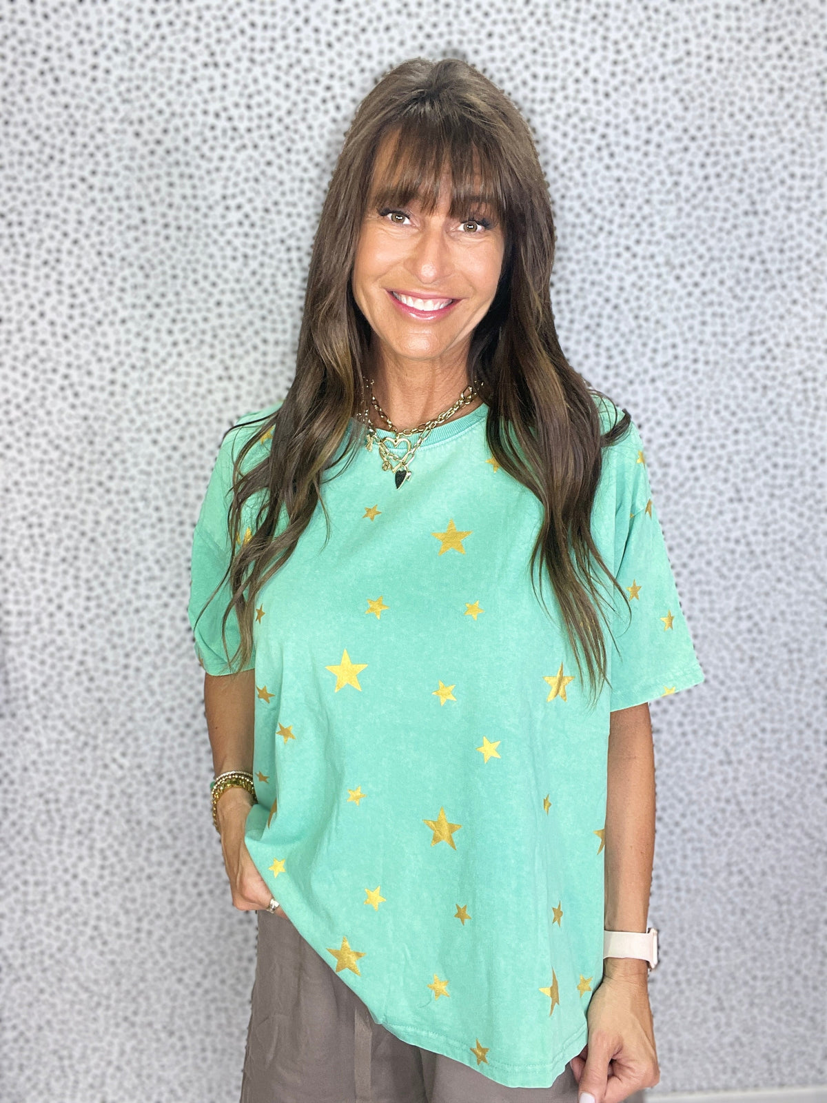 Starlit Comfort Washed Cotton Knit Top in 3 Colors