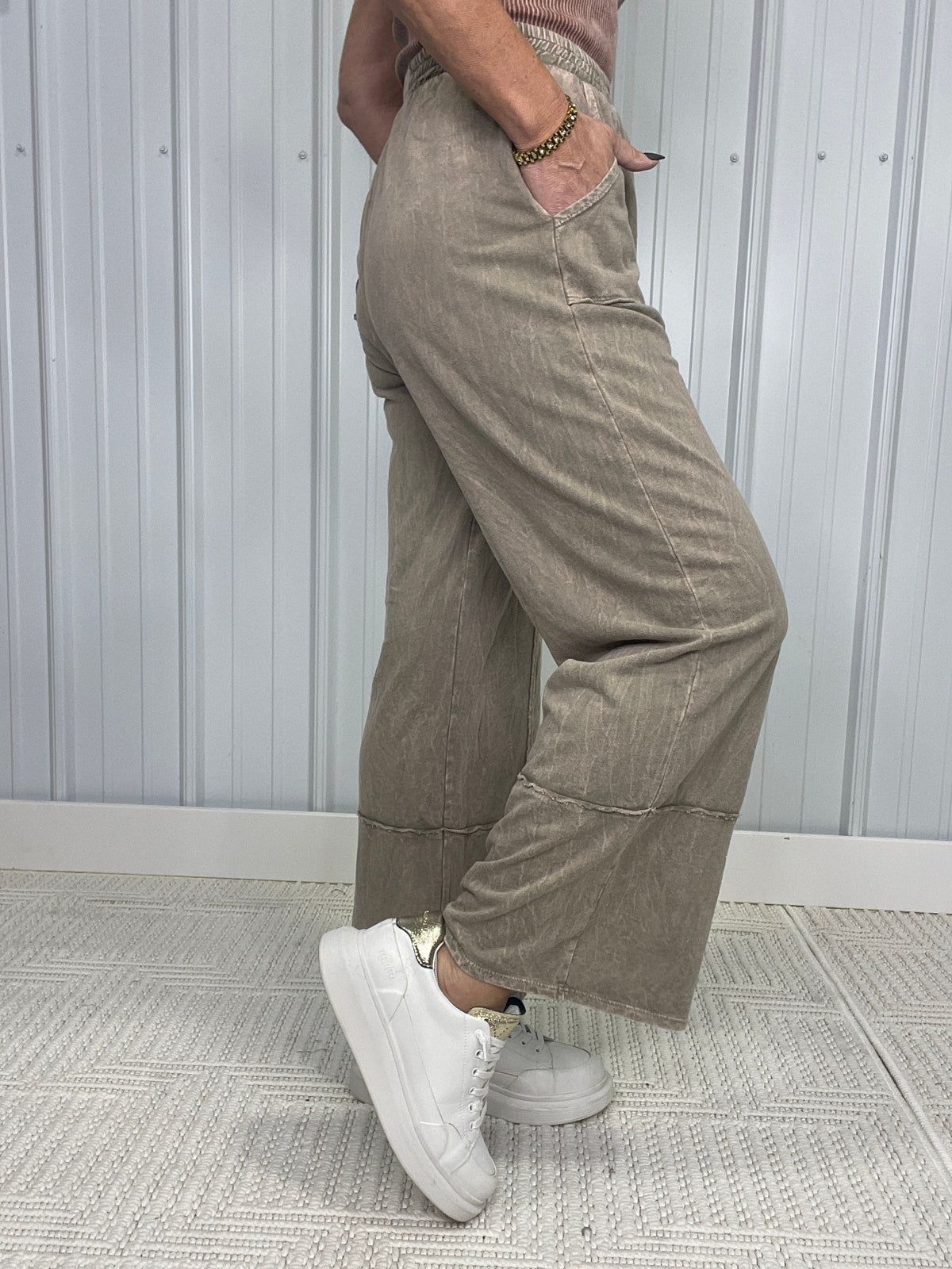 Something Right Mineral Washed Pants In 3 Colors
