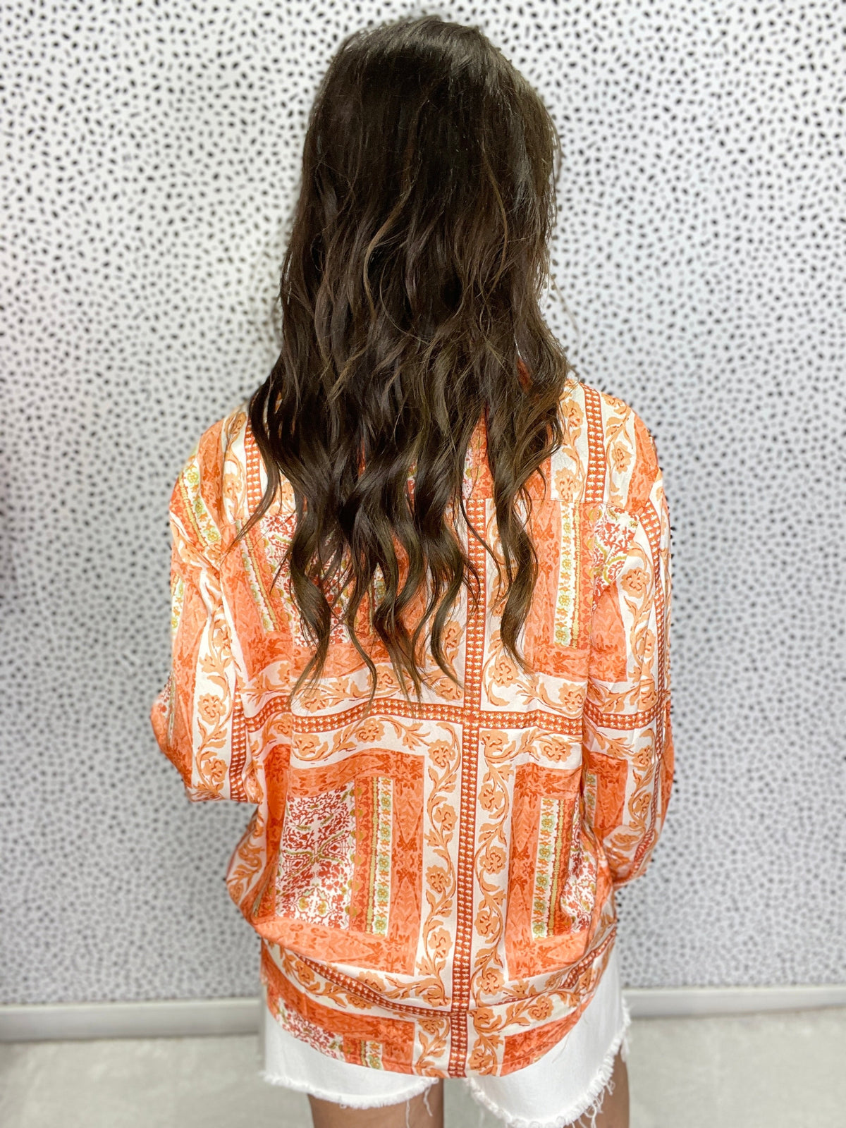 POL It's So Easy Top In Orange *Final Sale*