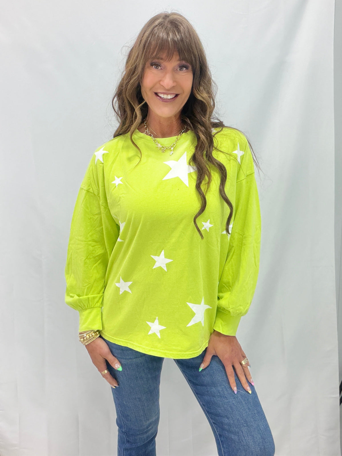 Sweet Star Mineral Washed Top In 2 Colors